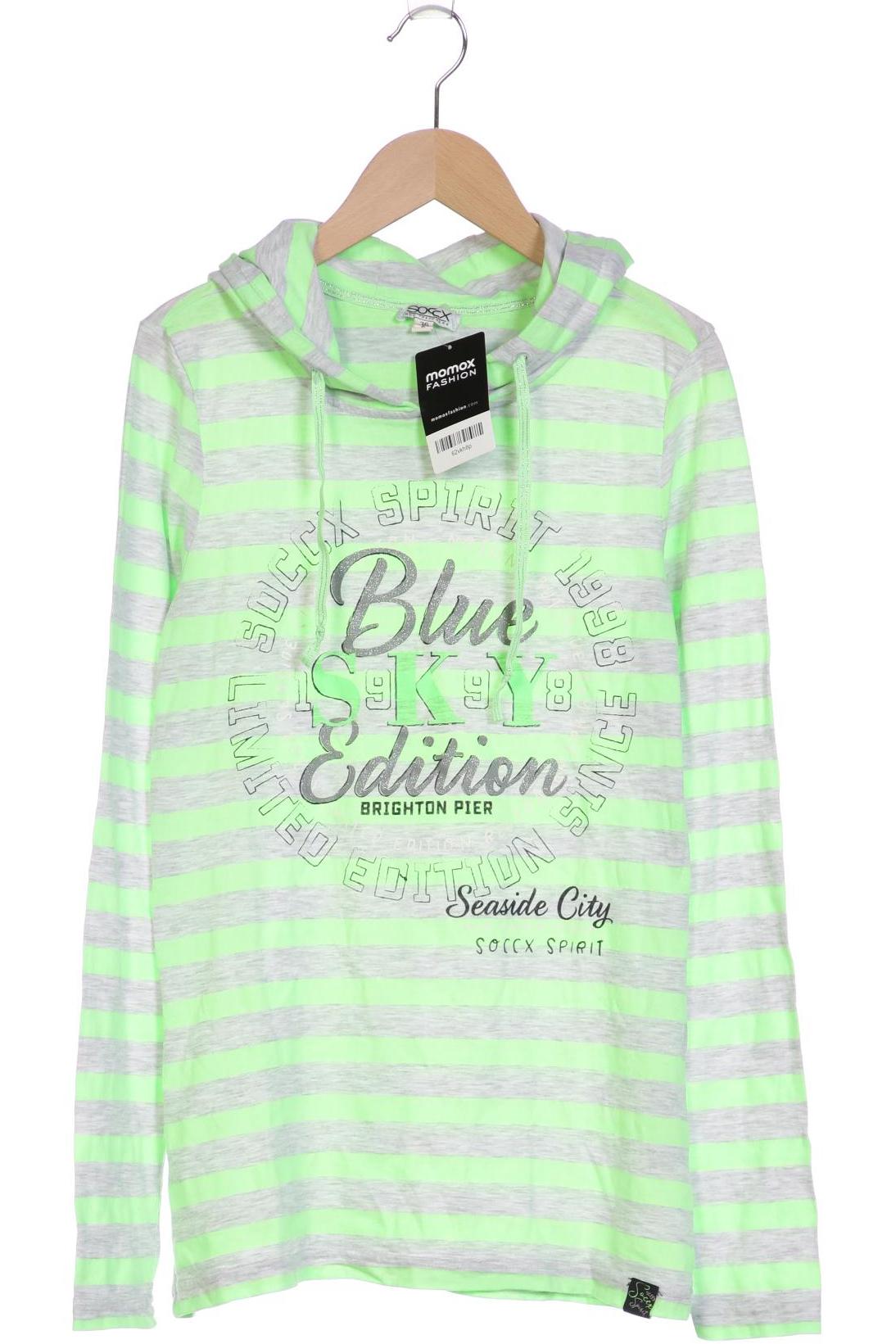 

SOCCX Damen Langarmshirt, hellgrün