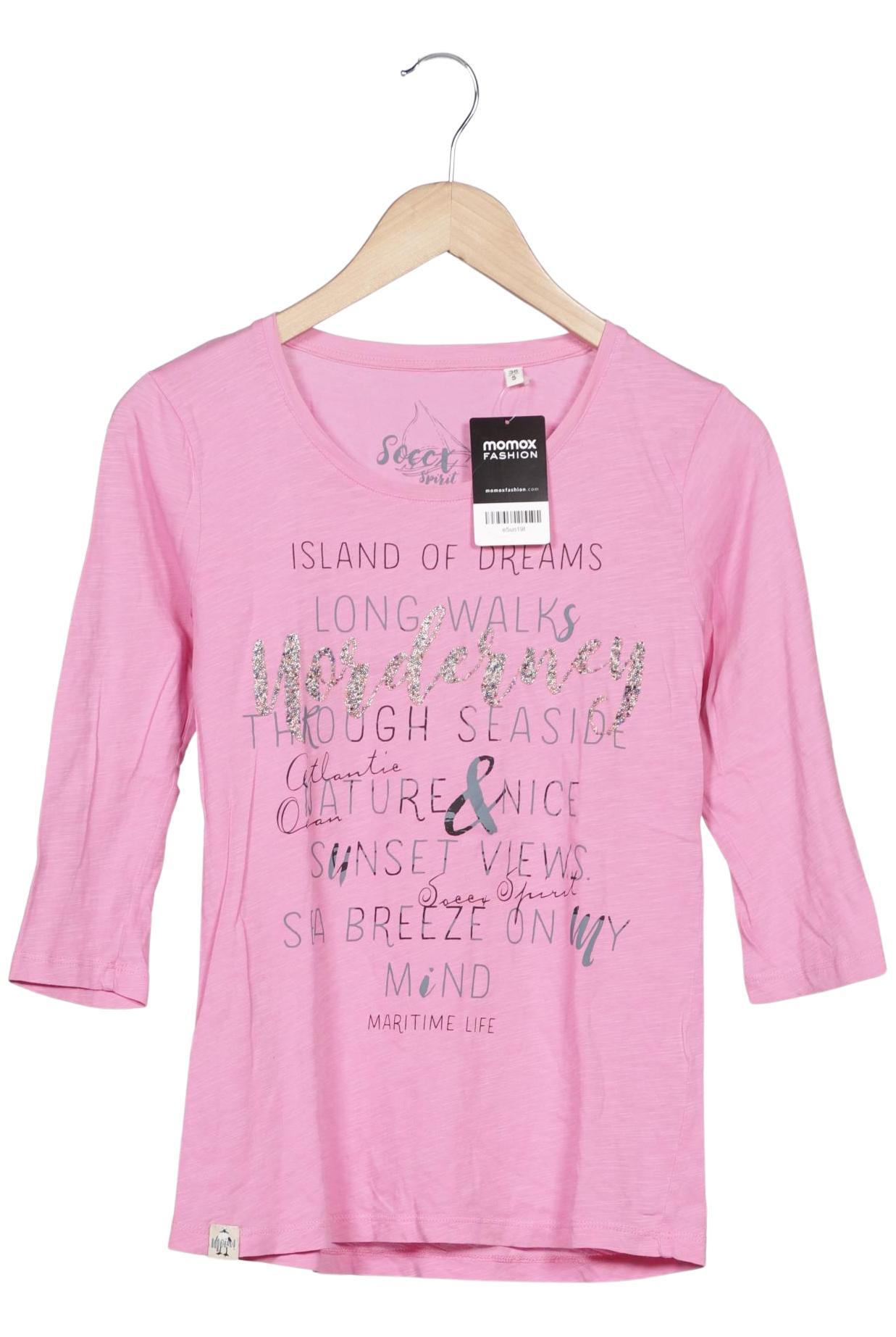 

Soccx Damen Langarmshirt, pink, Gr. 36