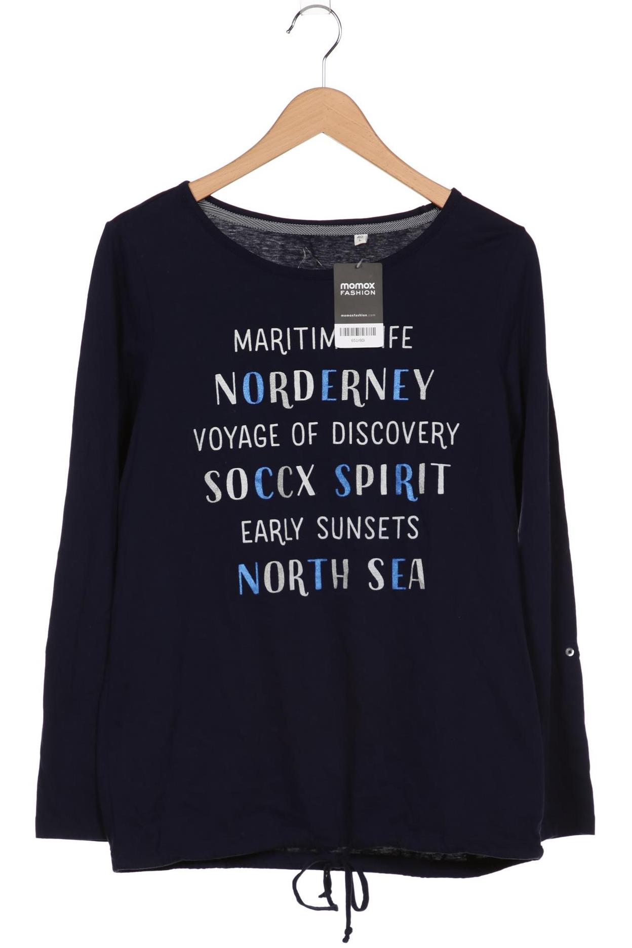 

Soccx Damen Langarmshirt, marineblau, Gr. 40