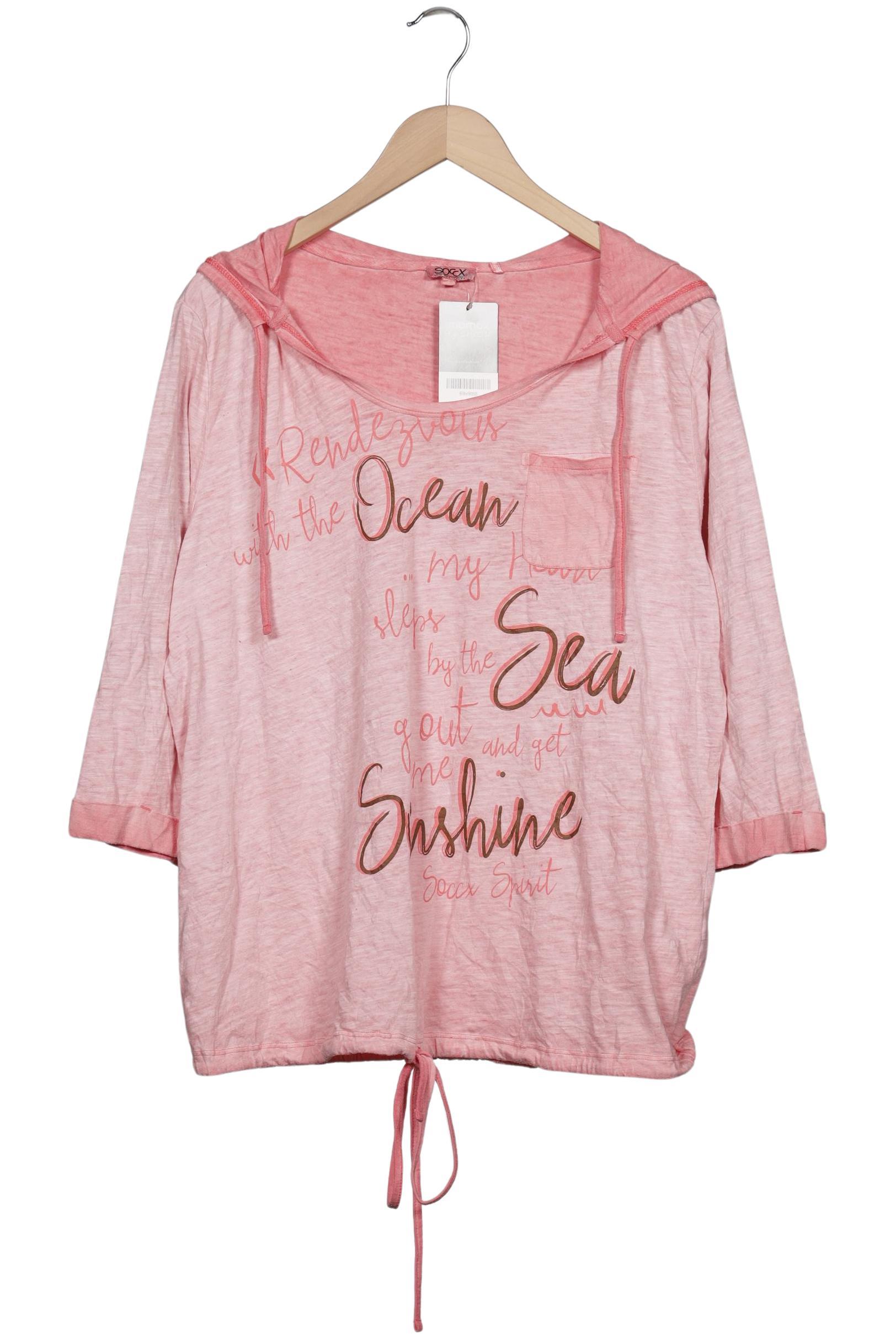 

Soccx Damen Langarmshirt, pink, Gr. 44