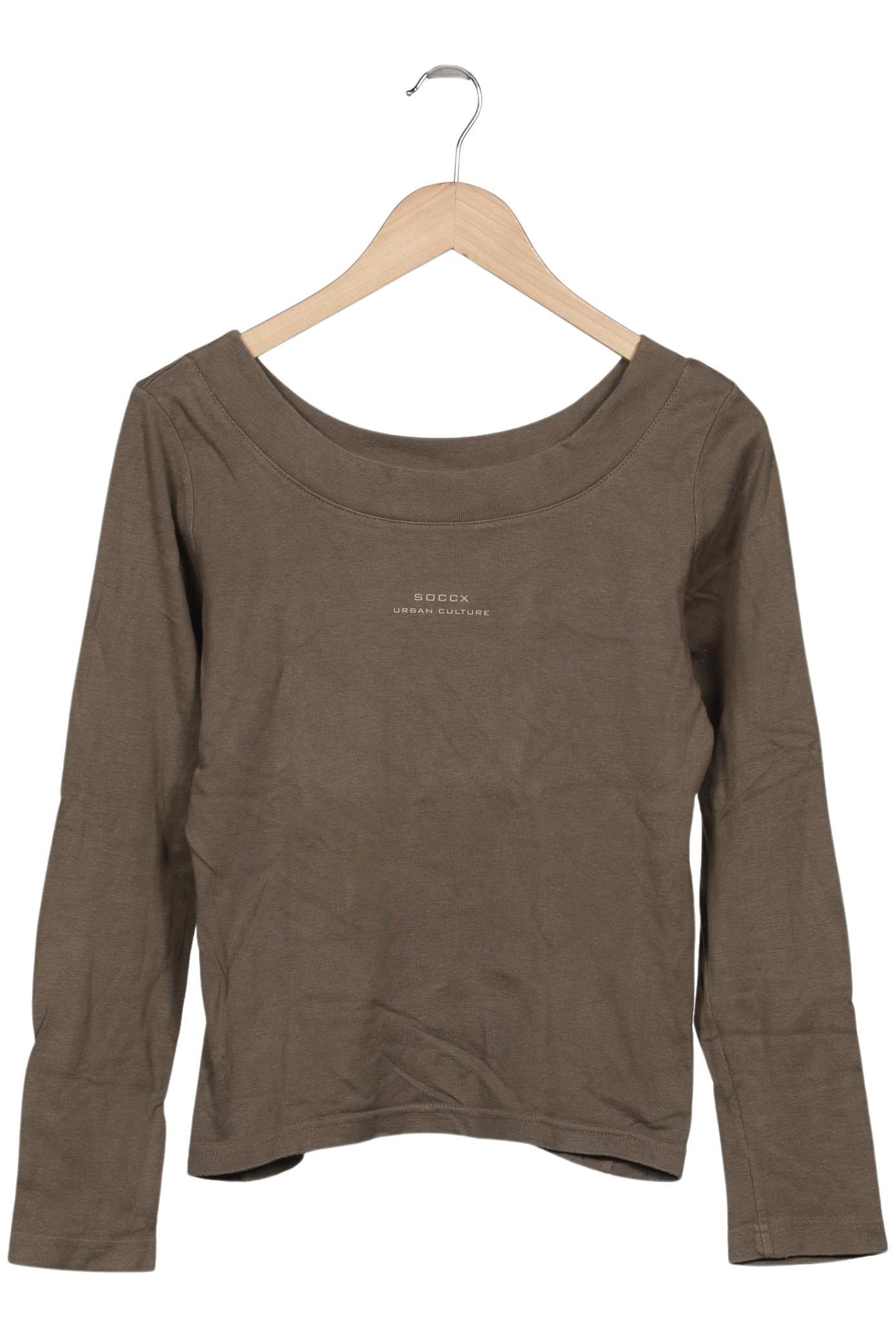 

Soccx Damen Langarmshirt, grün, Gr. 42