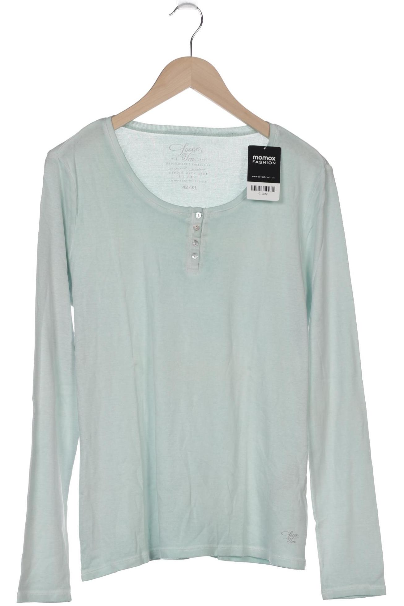 

Soccx Damen Langarmshirt, türkis, Gr. 42