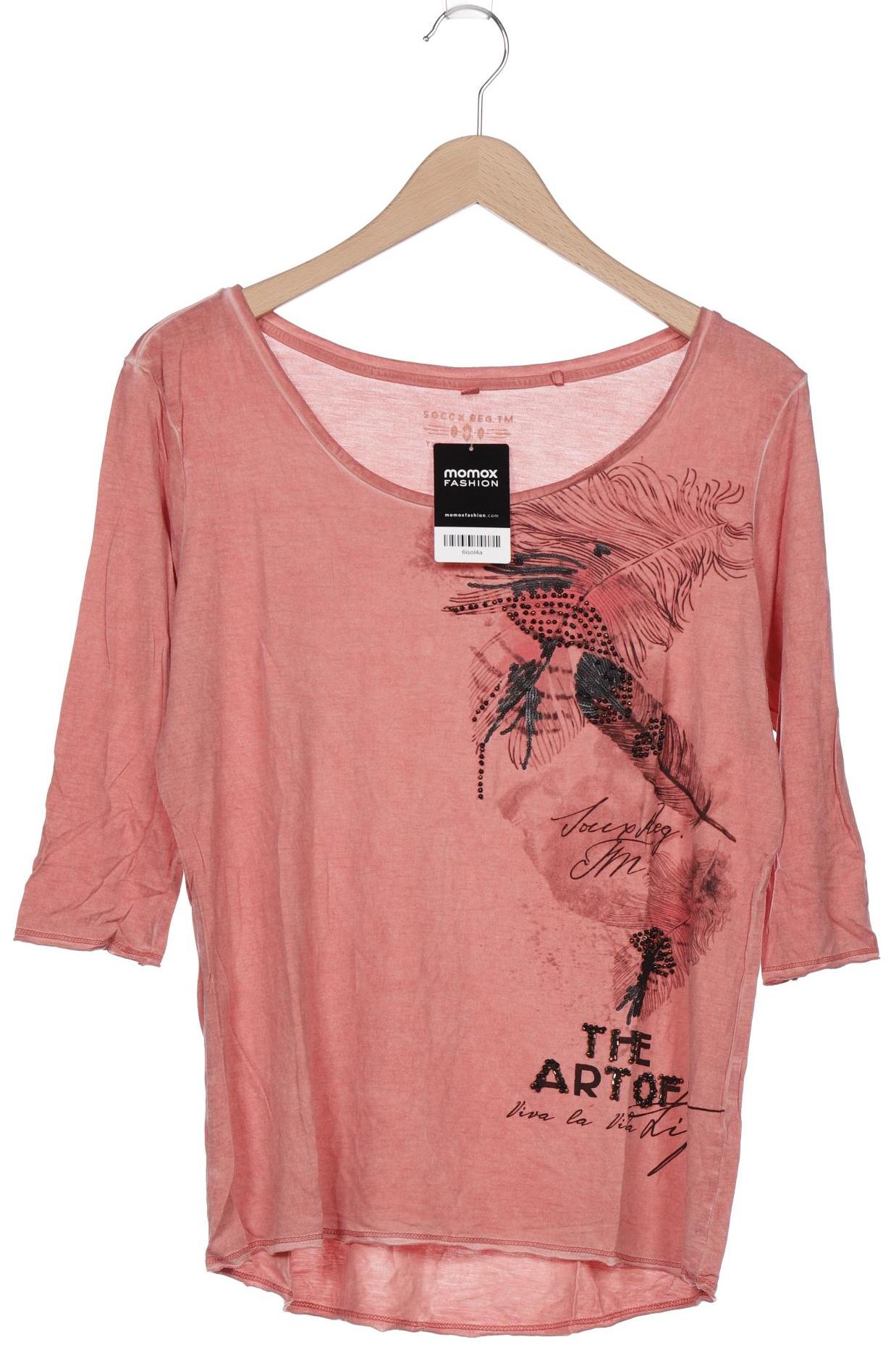 

SOCCX Damen Langarmshirt, pink