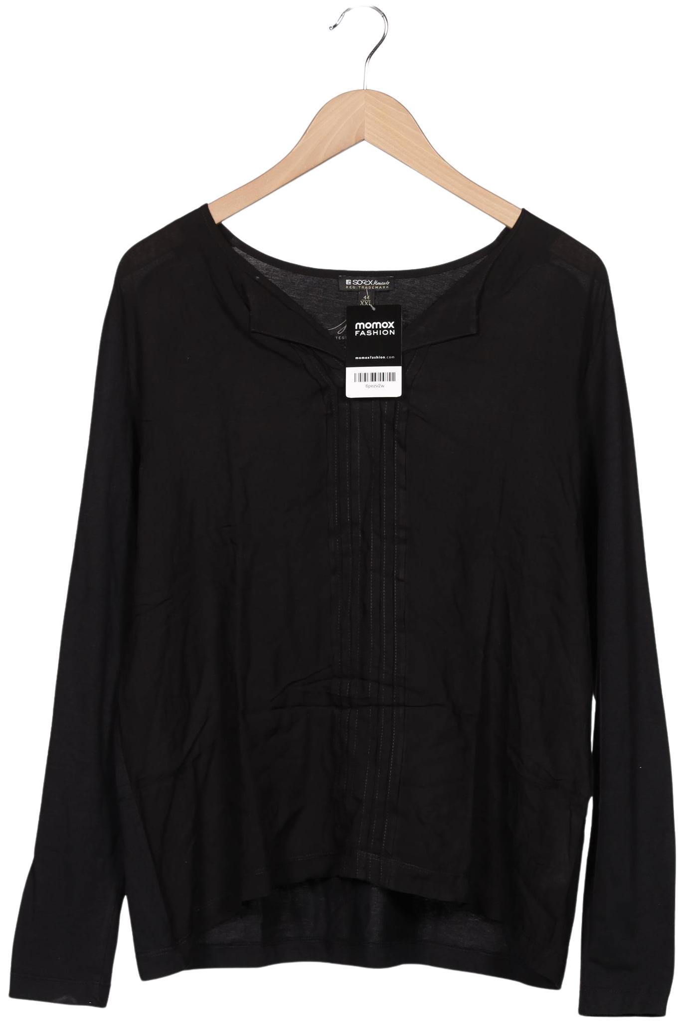 

Soccx Damen Langarmshirt, schwarz, Gr. 44