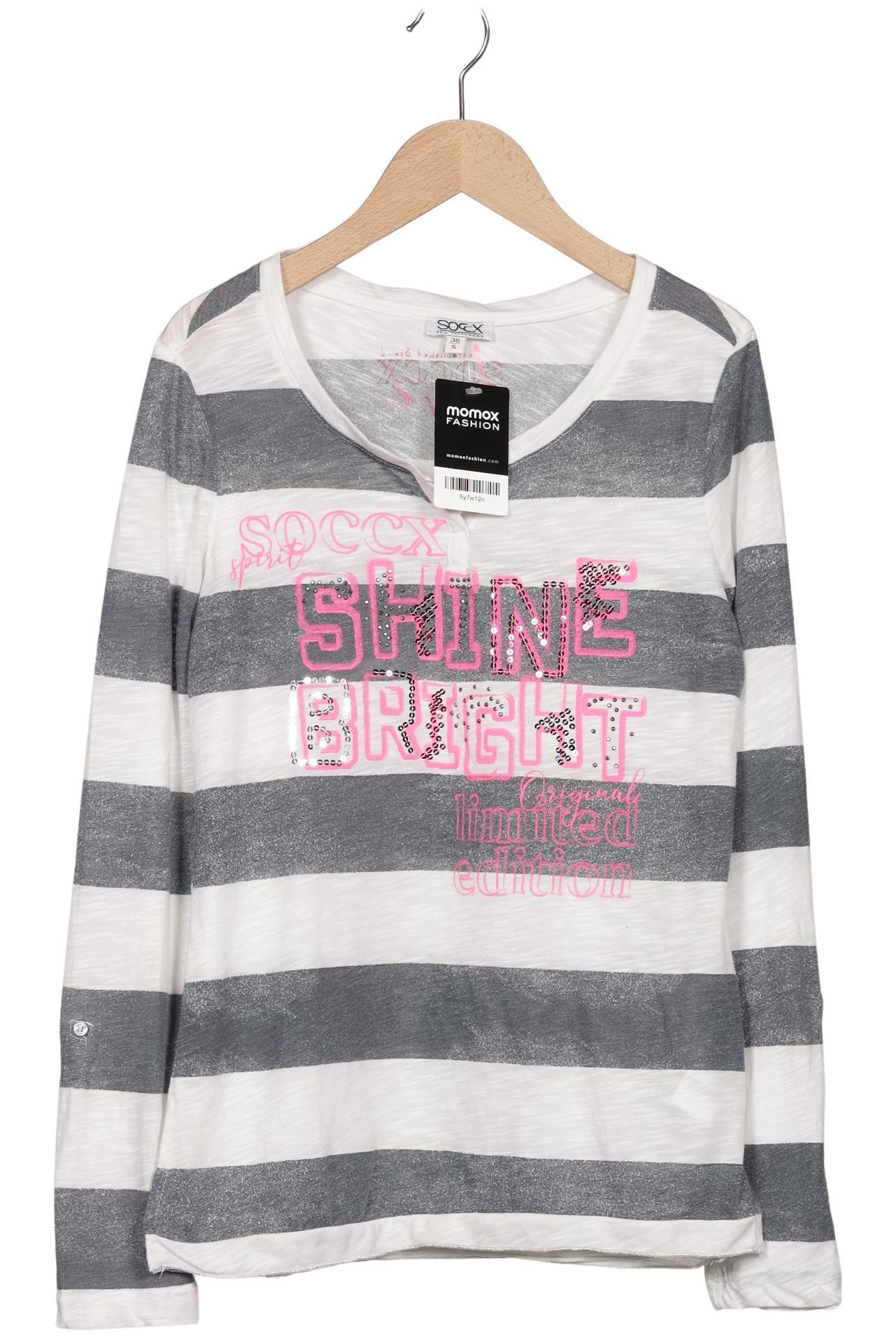 

Soccx Damen Langarmshirt, mehrfarbig, Gr. 36