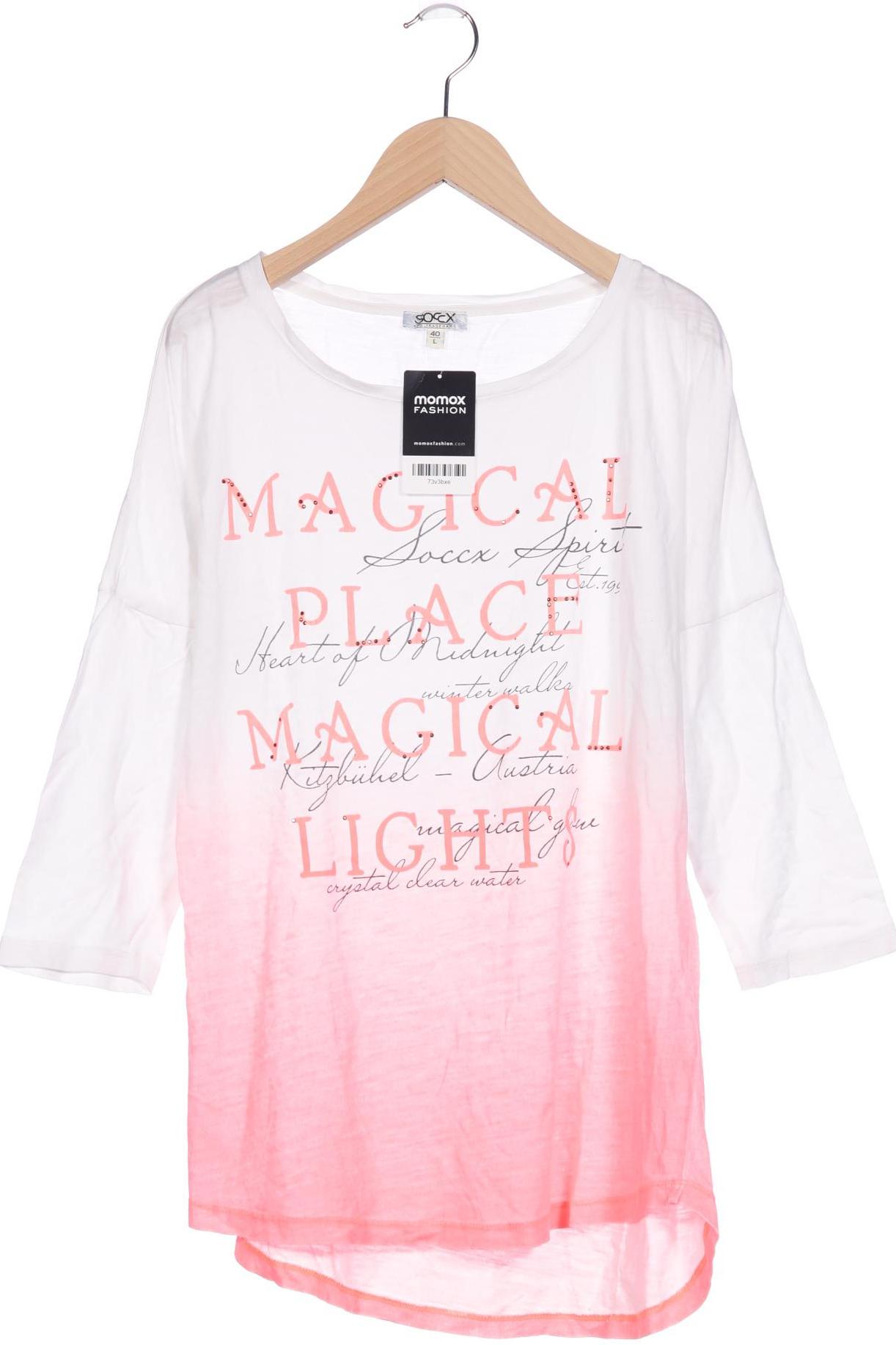 

Soccx Damen Langarmshirt, pink, Gr. 40