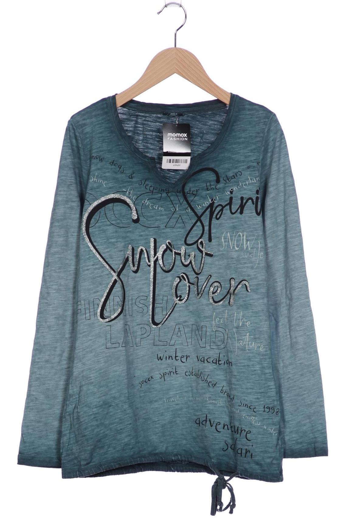 

Soccx Damen Langarmshirt, türkis, Gr. 36