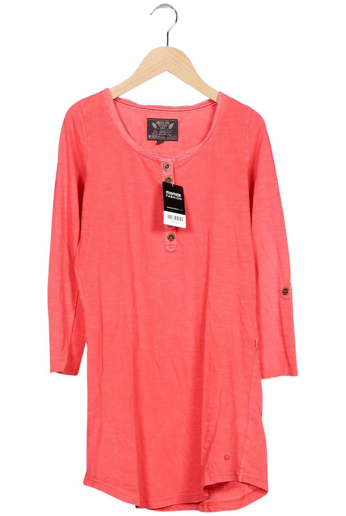 

Soccx Damen Langarmshirt, pink, Gr. 34
