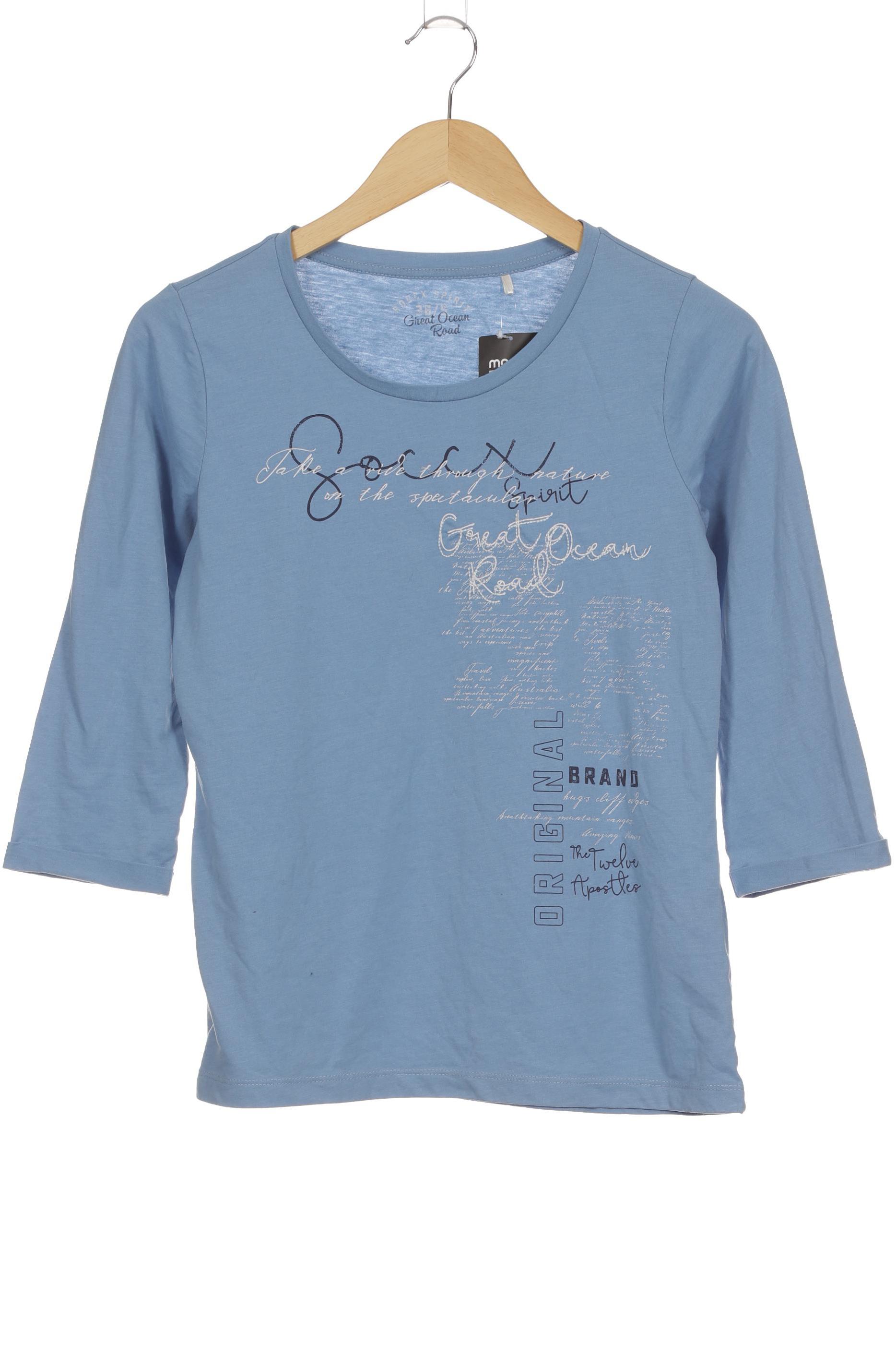 

Soccx Damen Langarmshirt, blau, Gr. 36