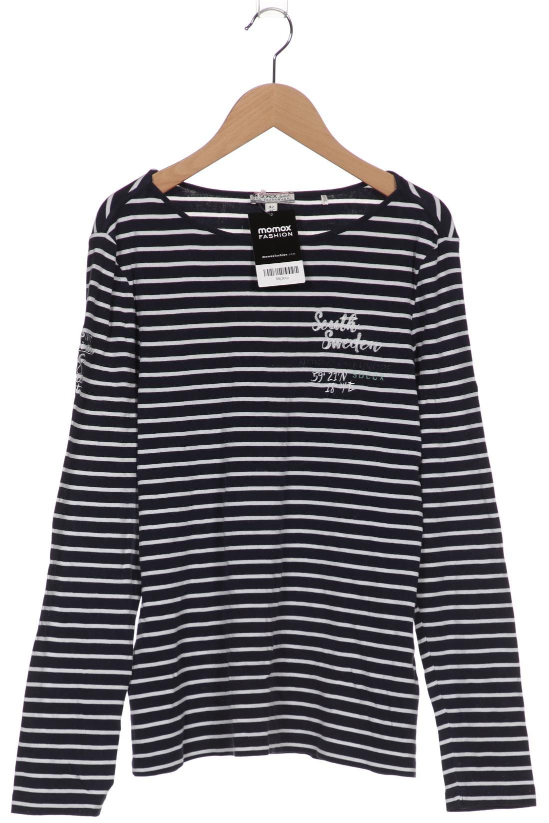 

SOCCX Damen Langarmshirt, marineblau
