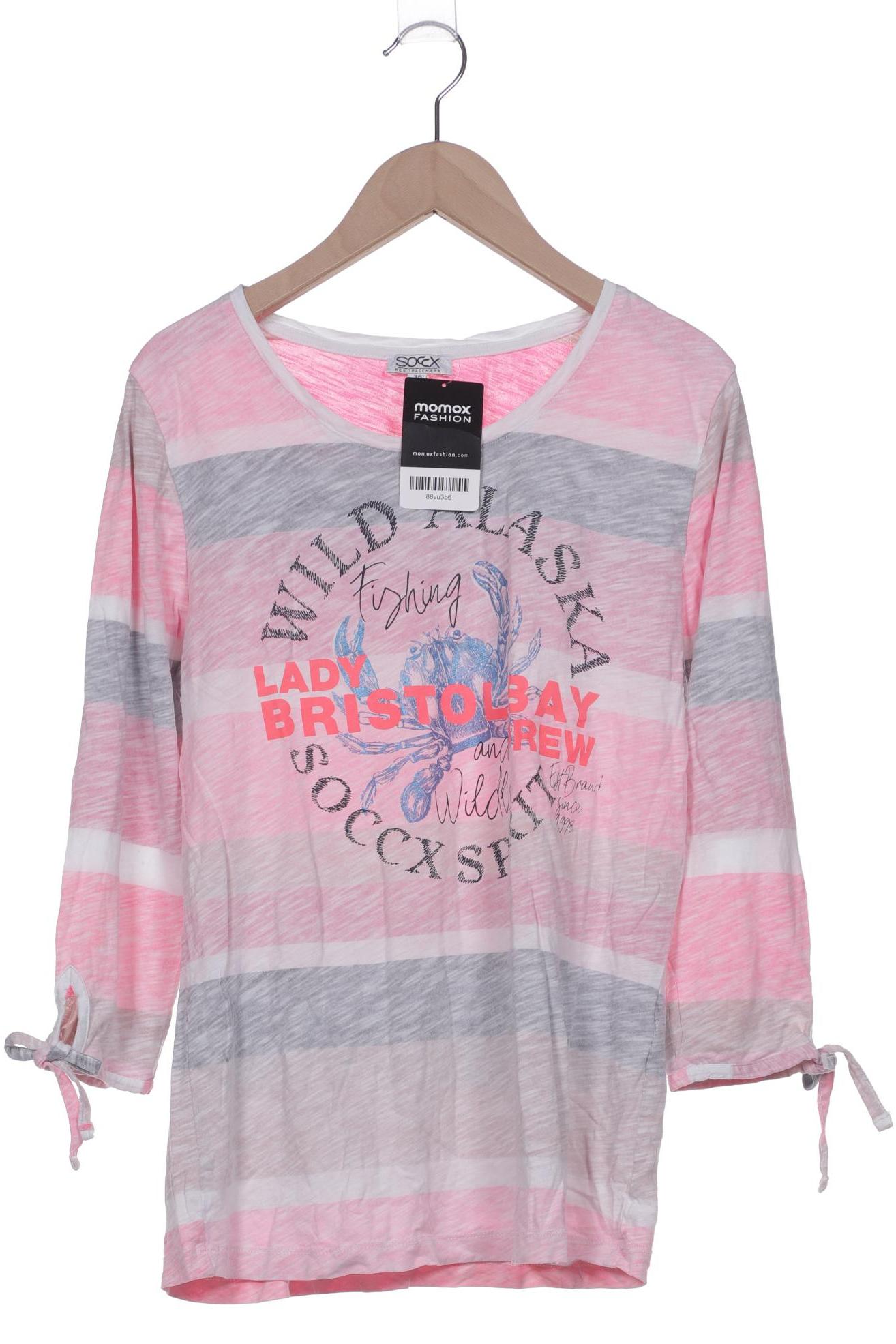 

Soccx Damen Langarmshirt, pink, Gr. 38