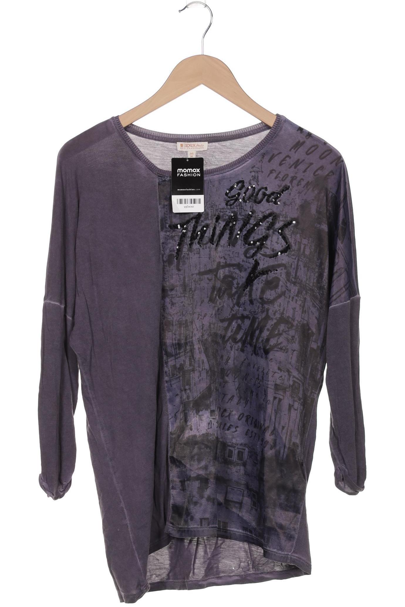 

Soccx Damen Langarmshirt, flieder, Gr. 38