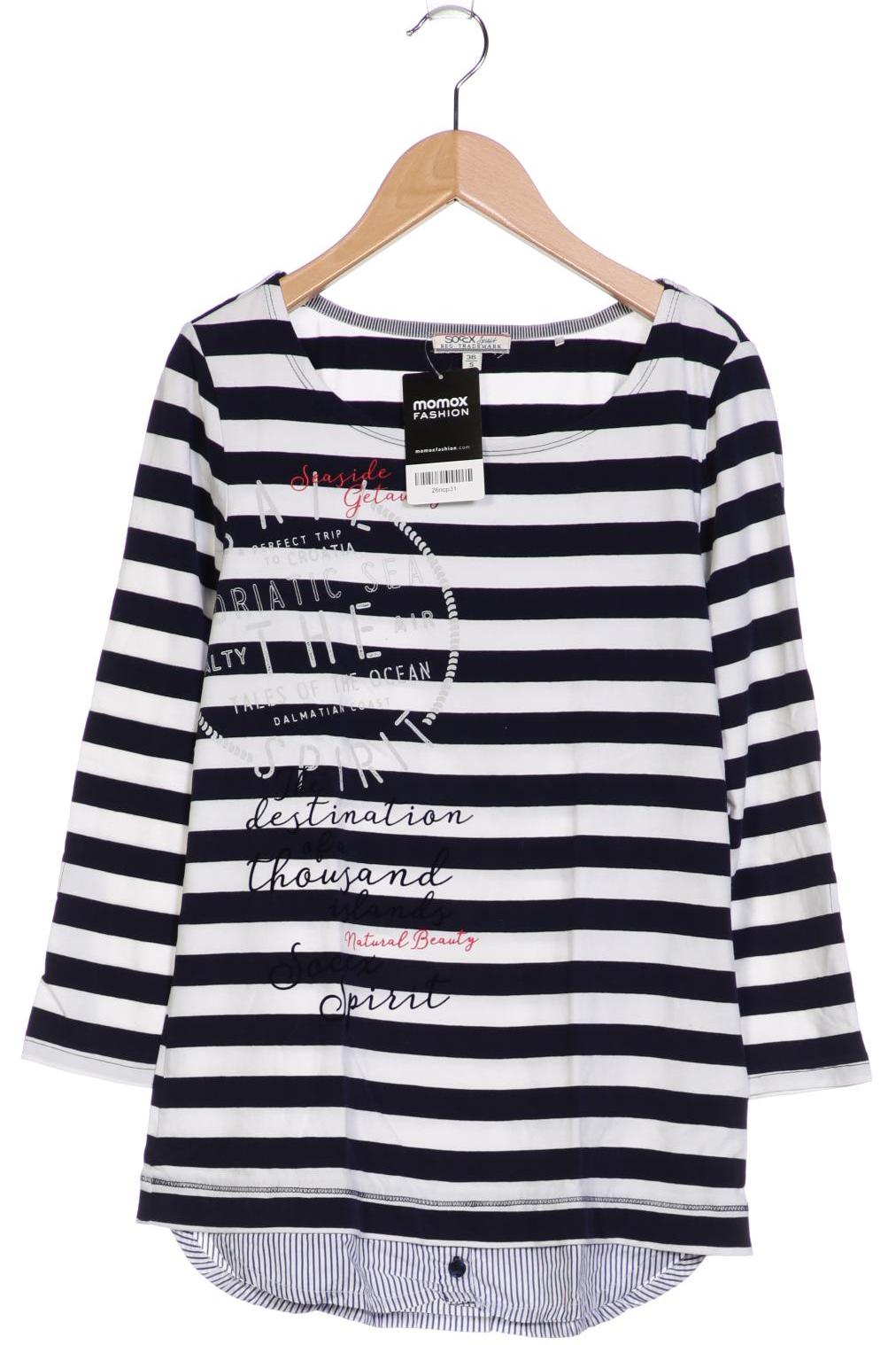 

Soccx Damen Langarmshirt, marineblau, Gr. 36