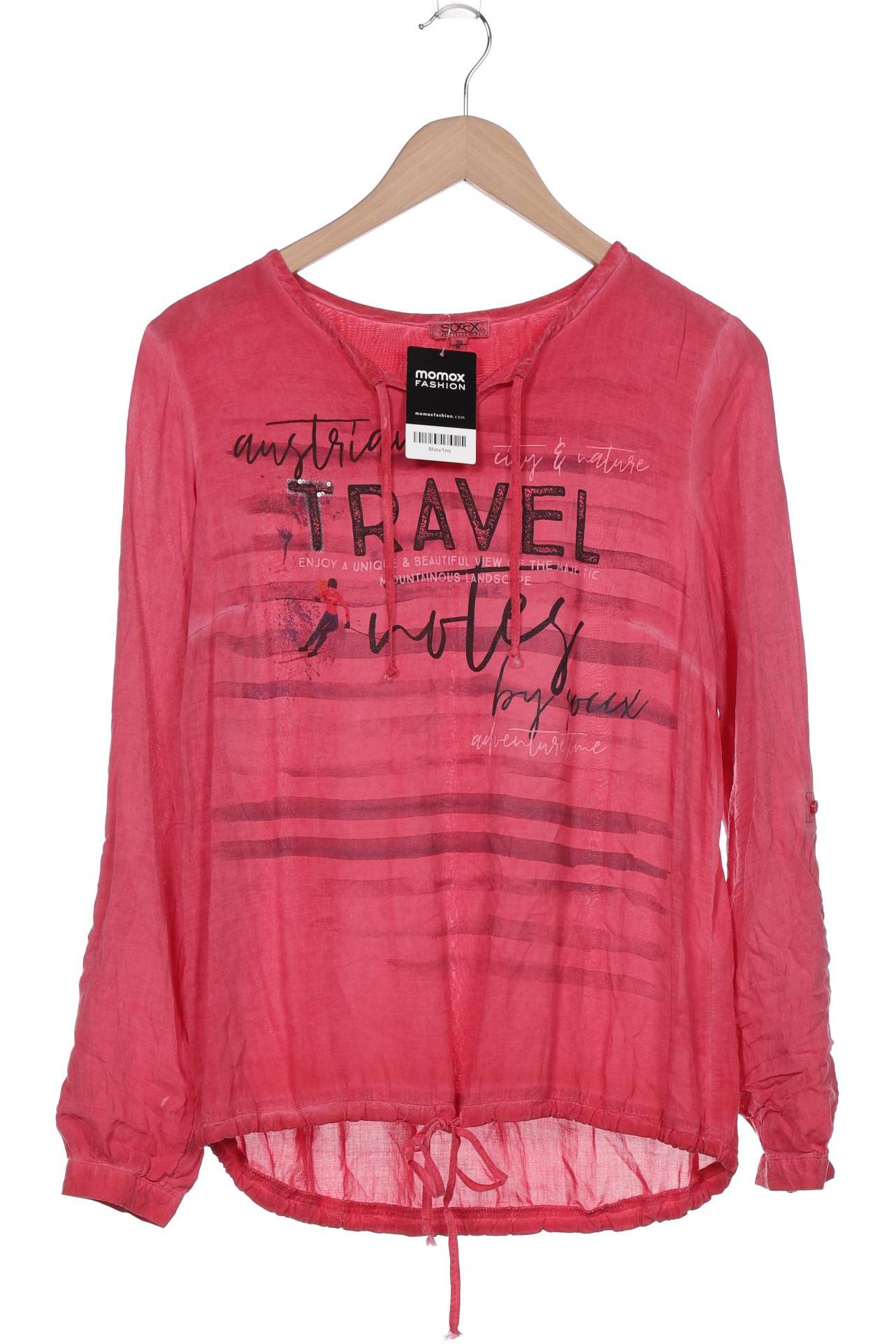 

SOCCX Damen Langarmshirt, pink