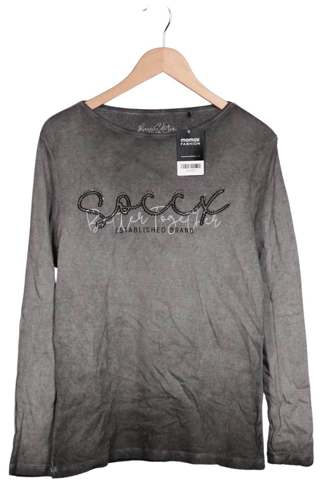 

Soccx Damen Langarmshirt, grau, Gr. 44