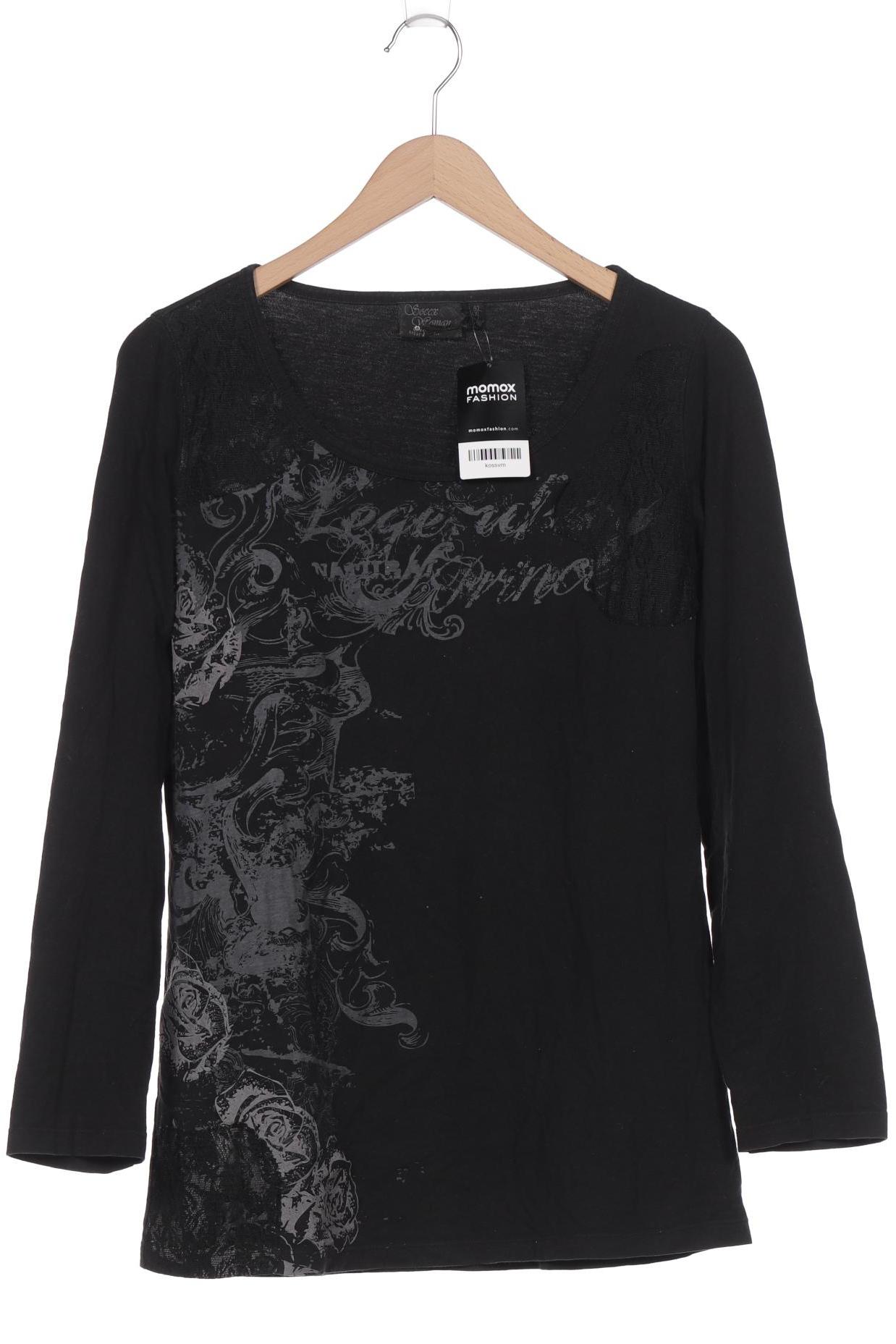 

Soccx Damen Langarmshirt, schwarz, Gr. 42