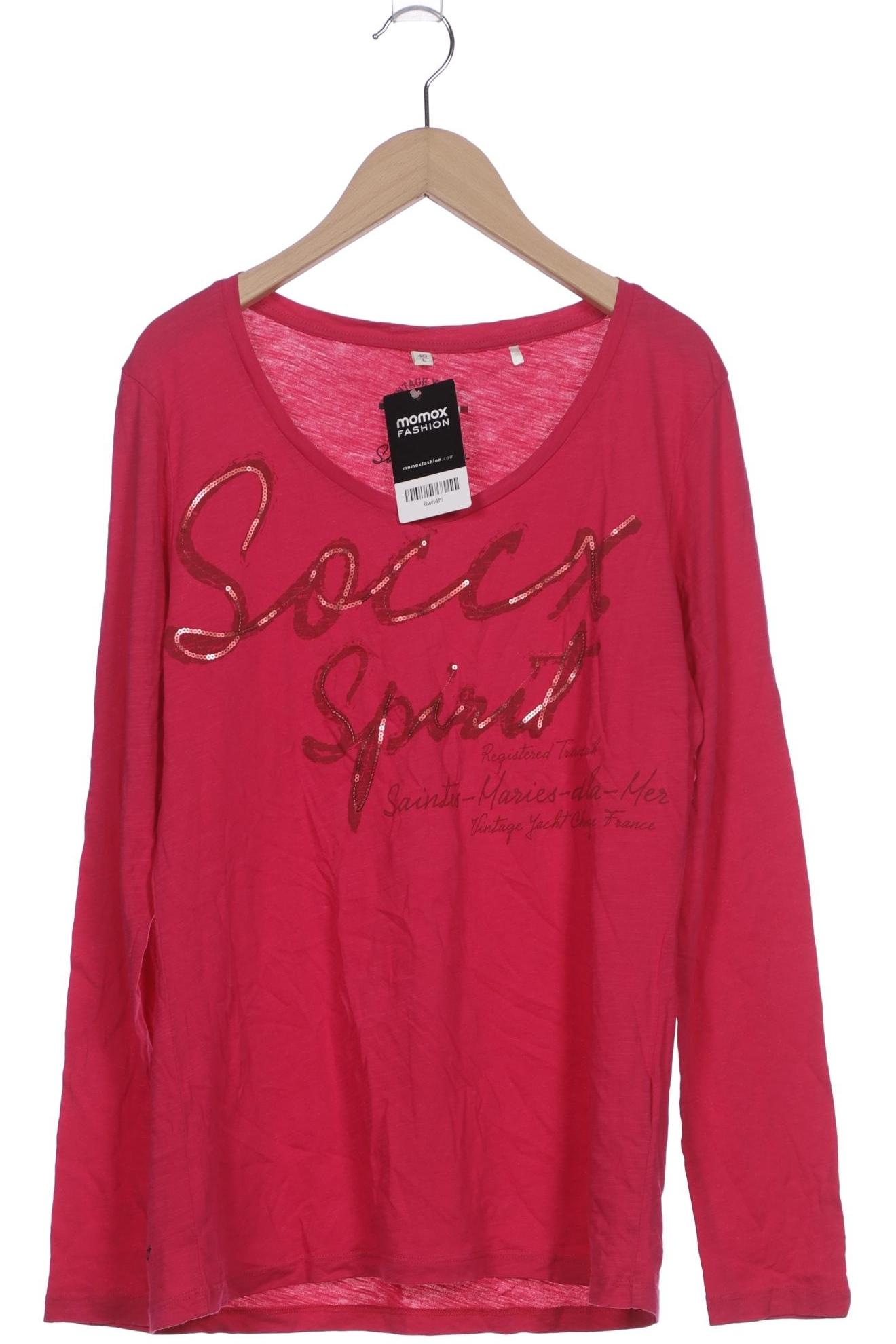 

Soccx Damen Langarmshirt, pink, Gr. 40