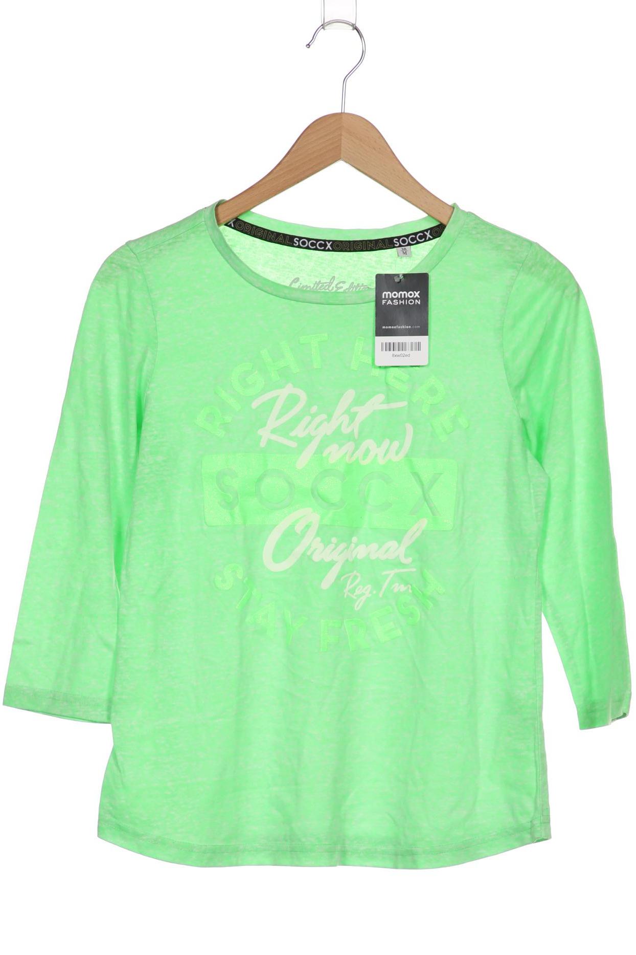 

SOCCX Damen Langarmshirt, grün