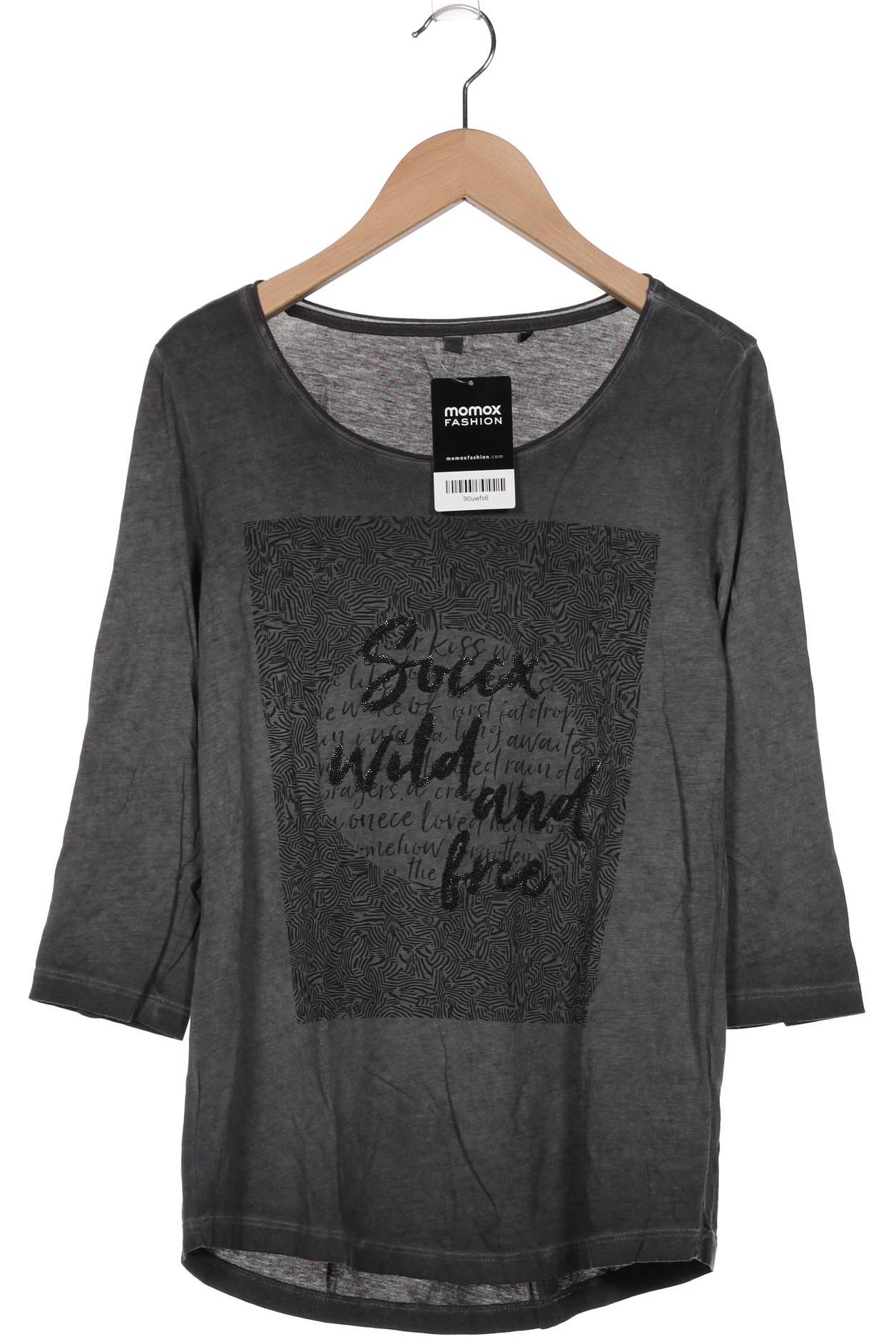 

Soccx Damen Langarmshirt, grau, Gr. 36