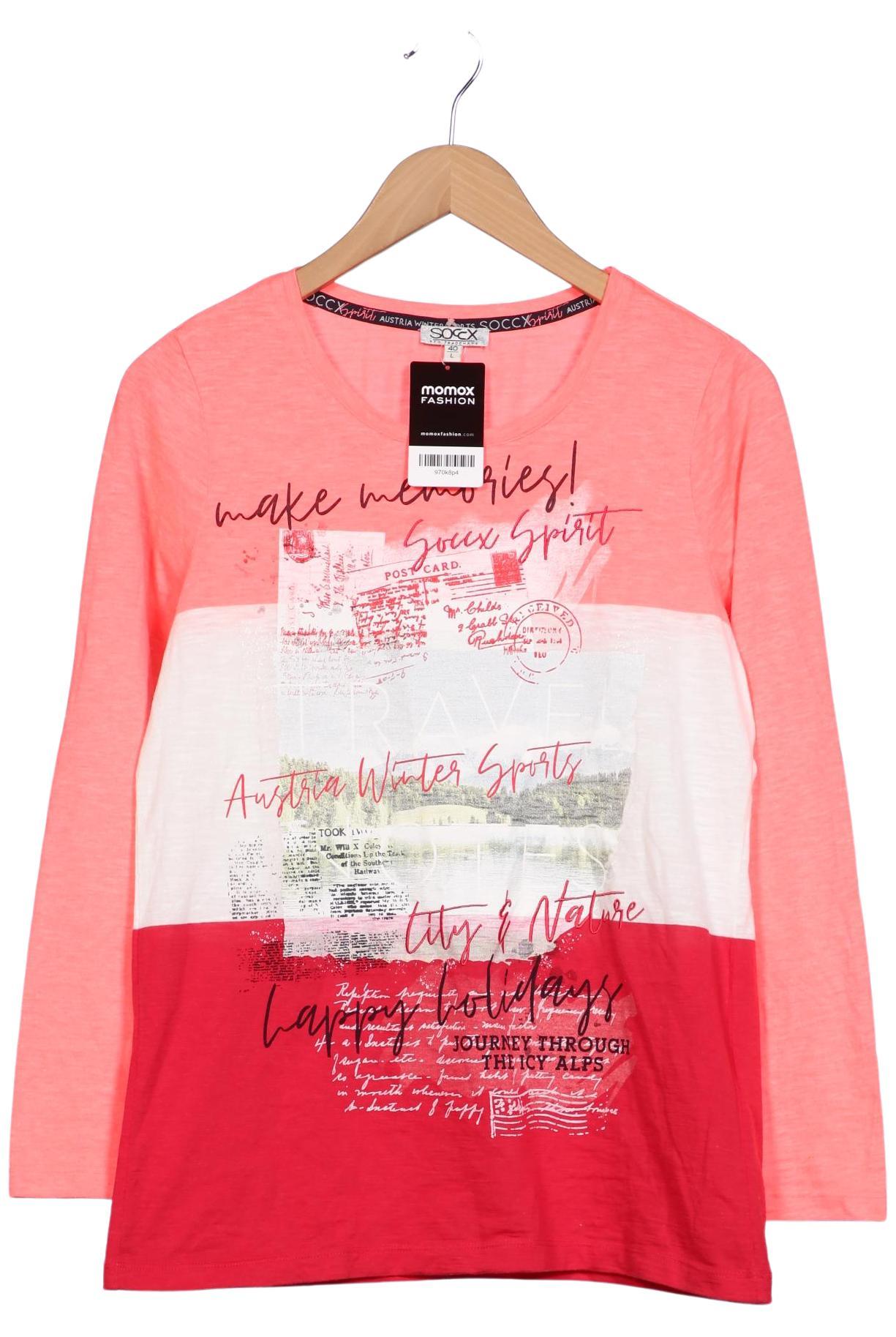 

Soccx Damen Langarmshirt, mehrfarbig, Gr. 40