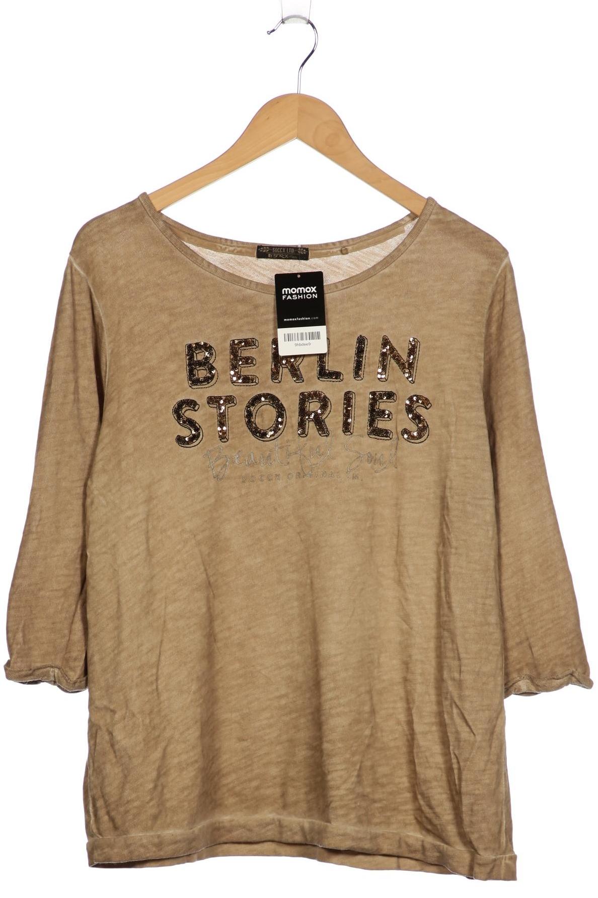 

Soccx Damen Langarmshirt, beige, Gr. 44