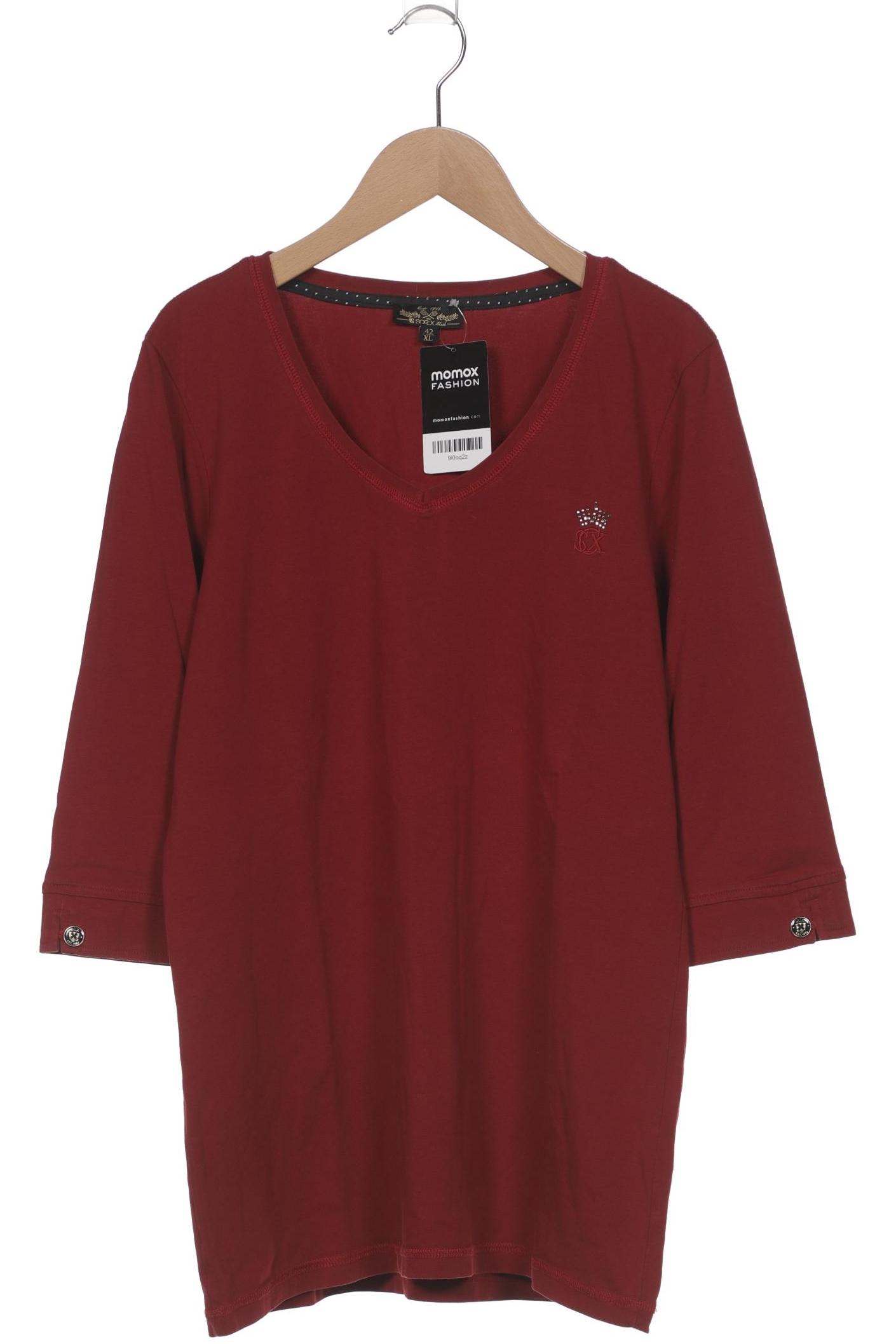 

Soccx Damen Langarmshirt, rot, Gr. 42