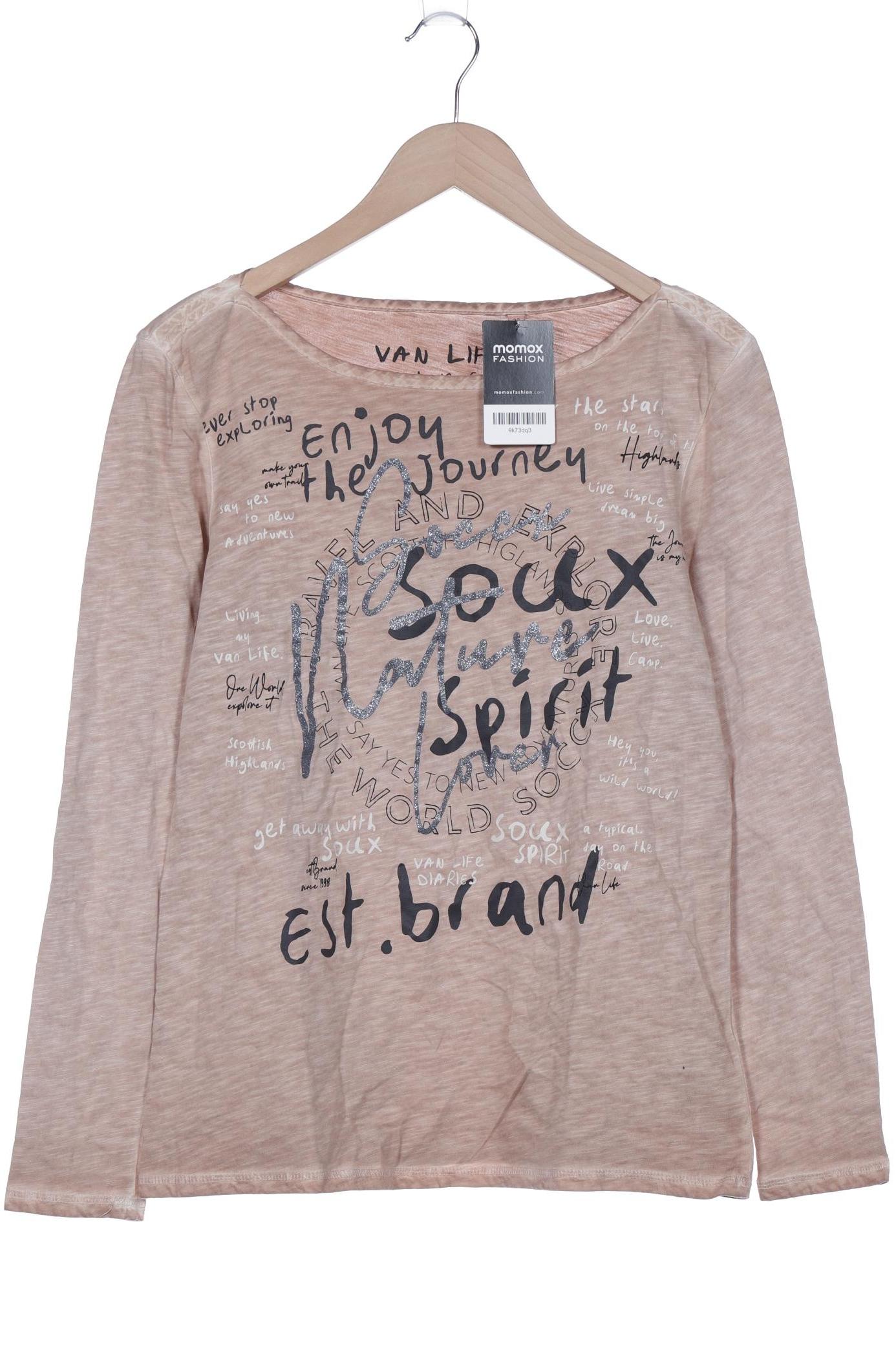 

Soccx Damen Langarmshirt, beige, Gr. 38