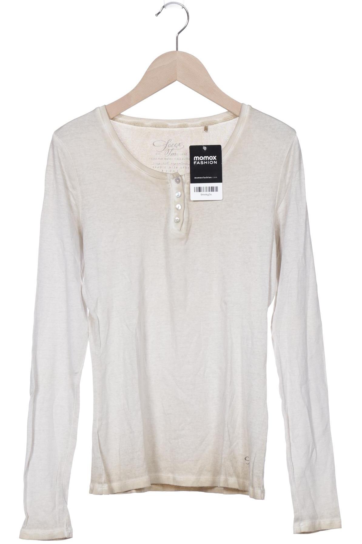 

Soccx Damen Langarmshirt, beige, Gr. 36