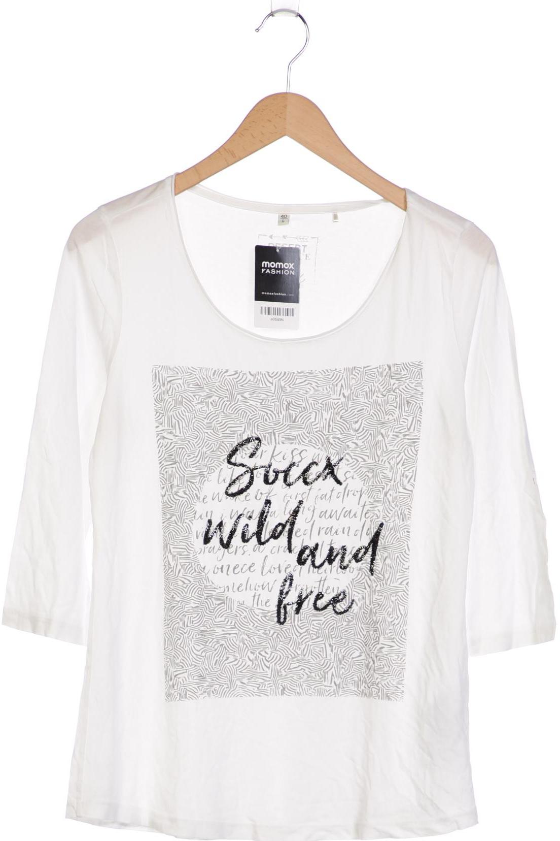 

Soccx Damen Langarmshirt, weiß, Gr. 40