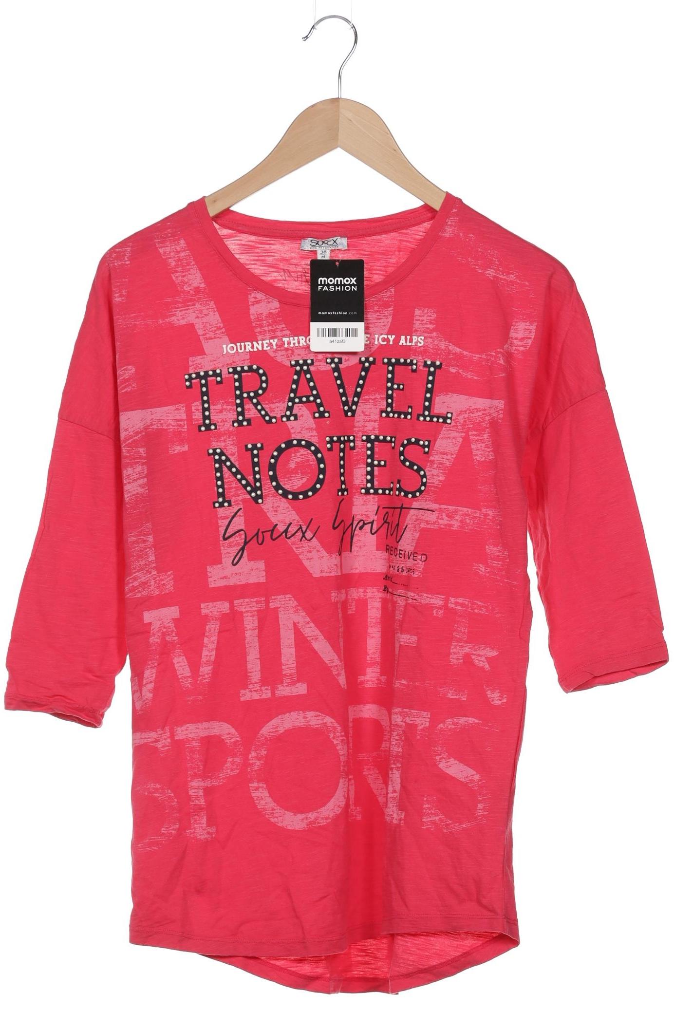 

Soccx Damen Langarmshirt, pink, Gr. 38