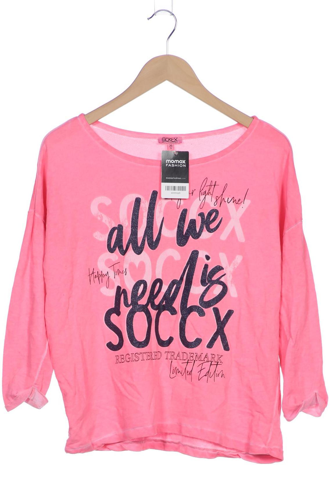 

Soccx Damen Langarmshirt, pink, Gr. 36