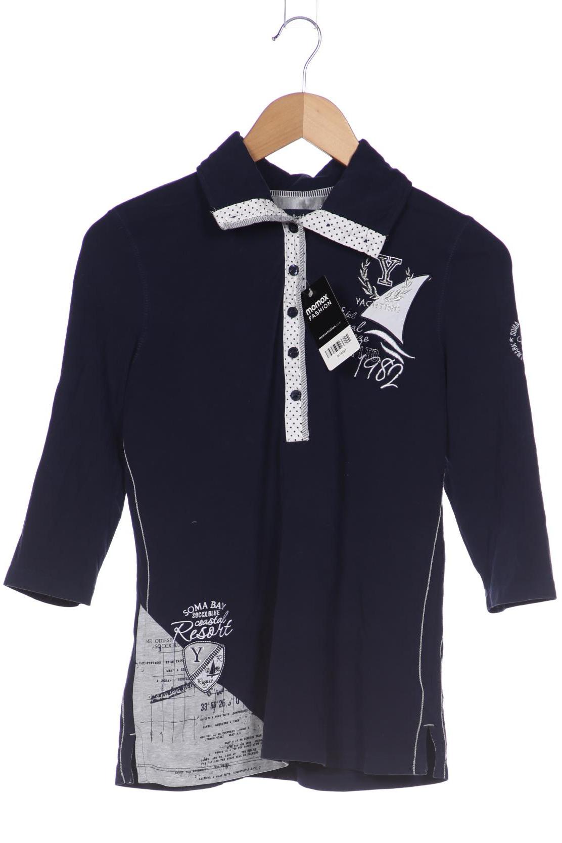 

Soccx Damen Langarmshirt, marineblau, Gr. 36