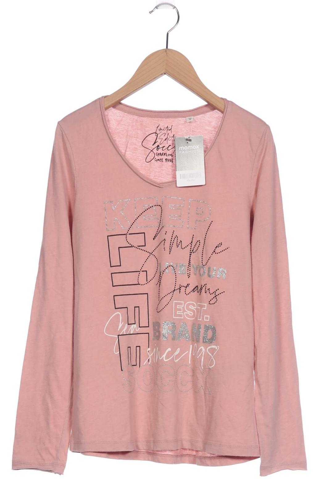 

Soccx Damen Langarmshirt, pink, Gr. 36