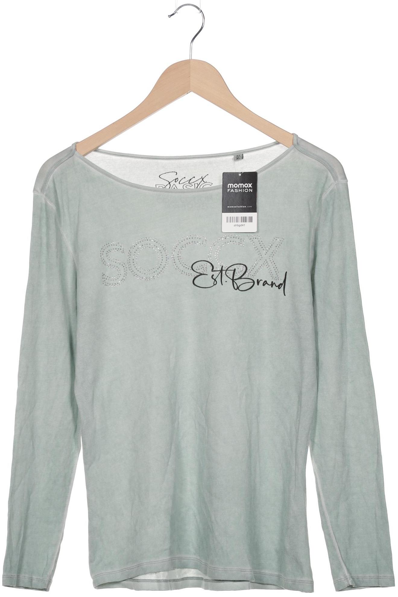 

Soccx Damen Langarmshirt, türkis, Gr. 42