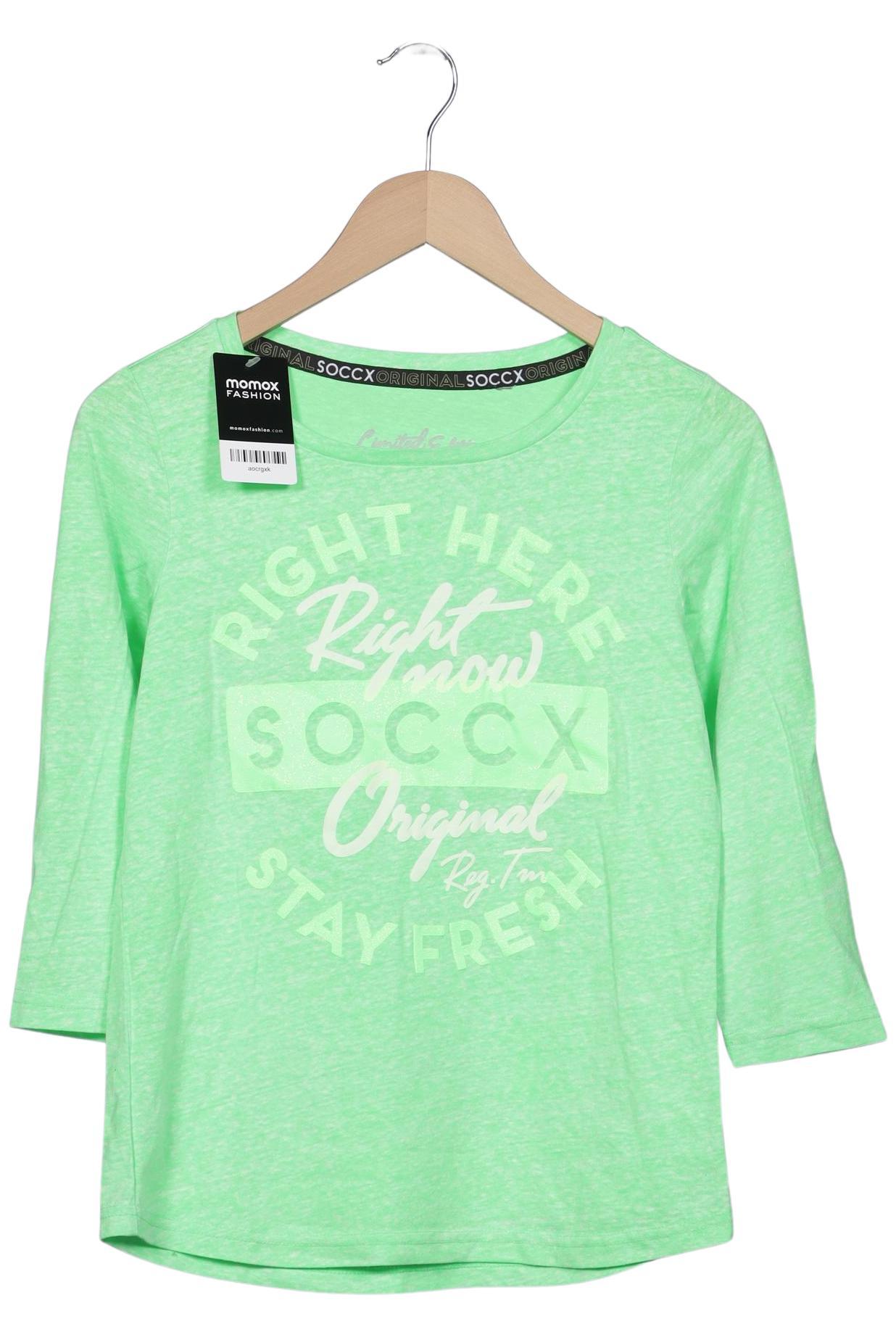 

Soccx Damen Langarmshirt, neon, Gr. 36