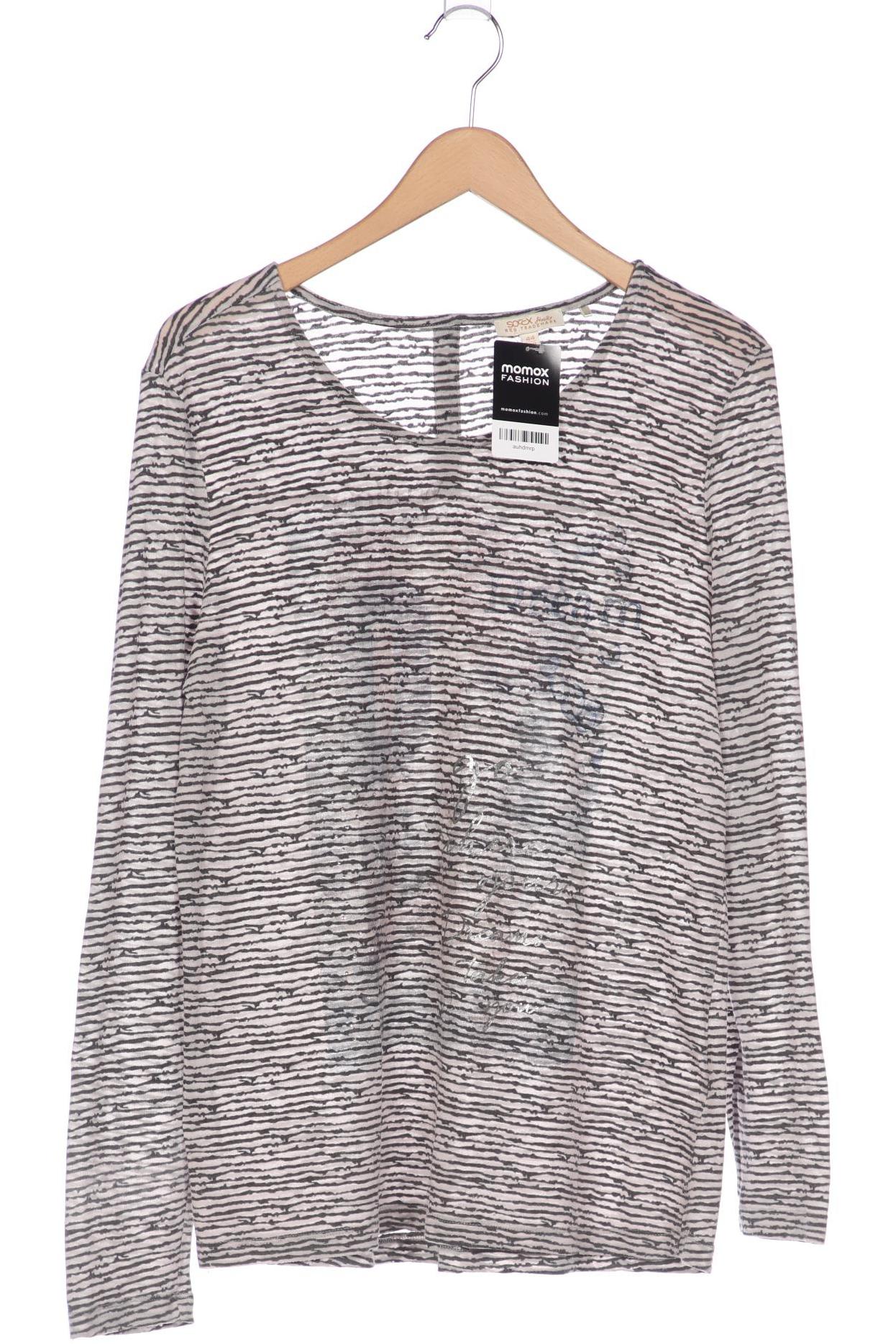 

Soccx Damen Langarmshirt, grau, Gr. 44