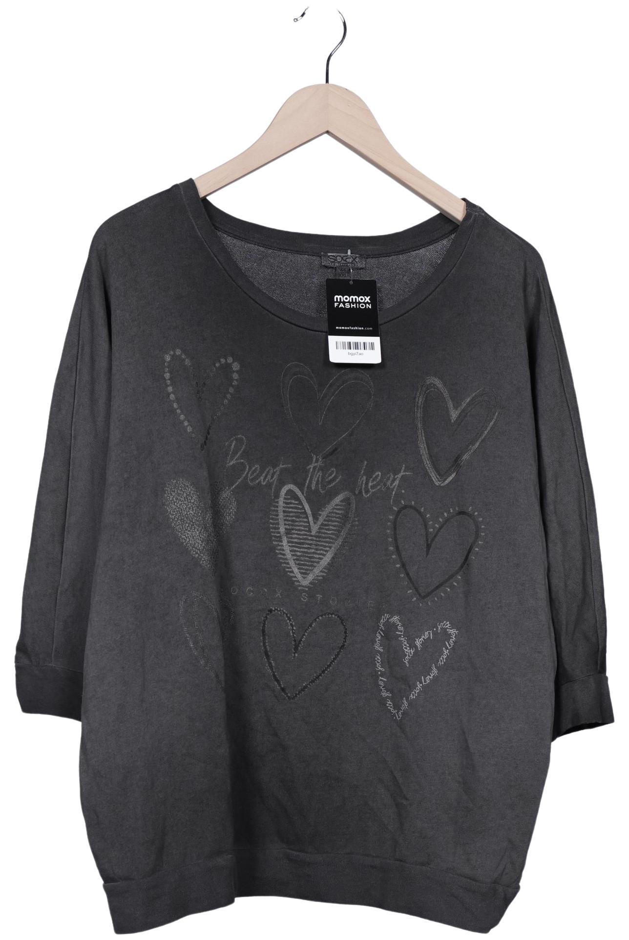 

Soccx Damen Langarmshirt, grau, Gr. 44