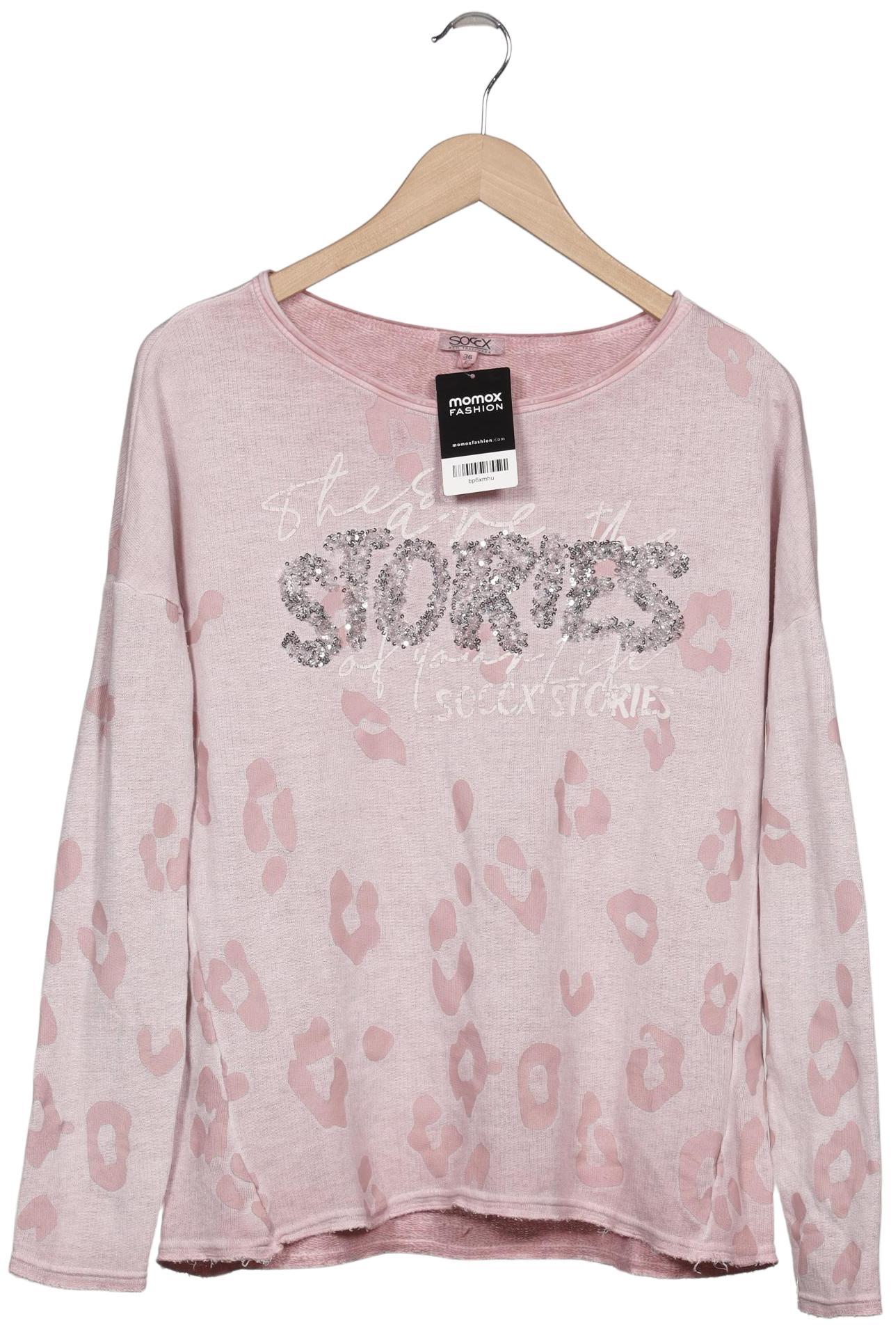 

Soccx Damen Langarmshirt, pink, Gr. 36
