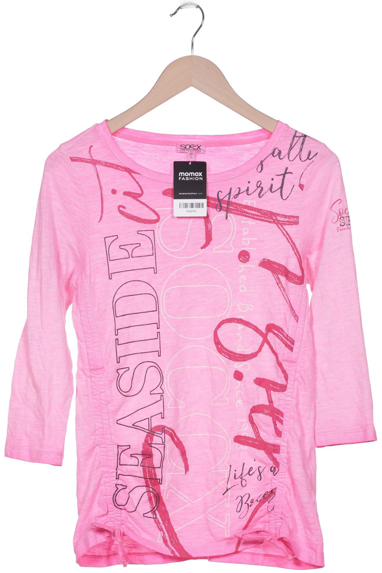 

SOCCX Damen Langarmshirt, pink