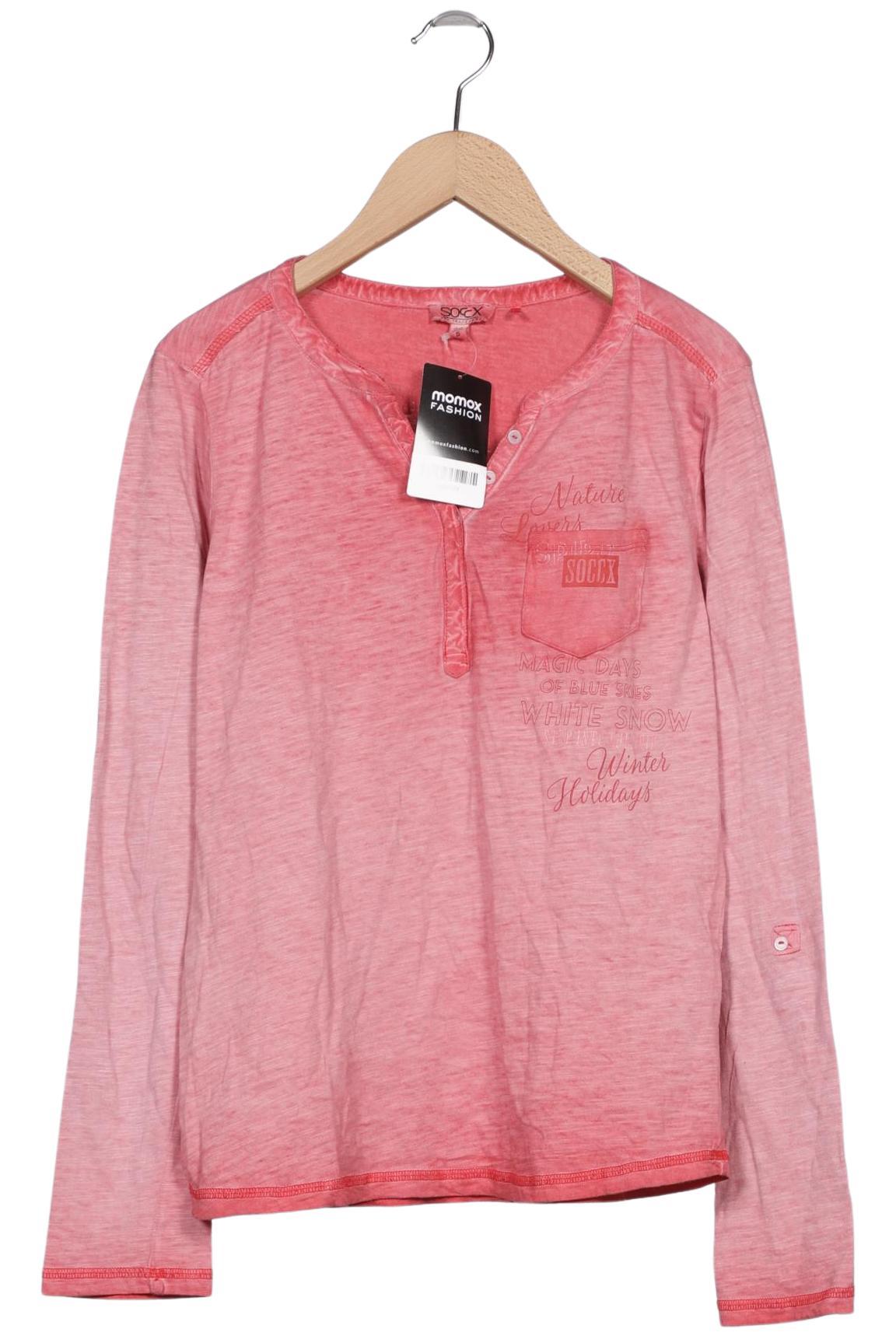 

Soccx Damen Langarmshirt, rot, Gr. 36