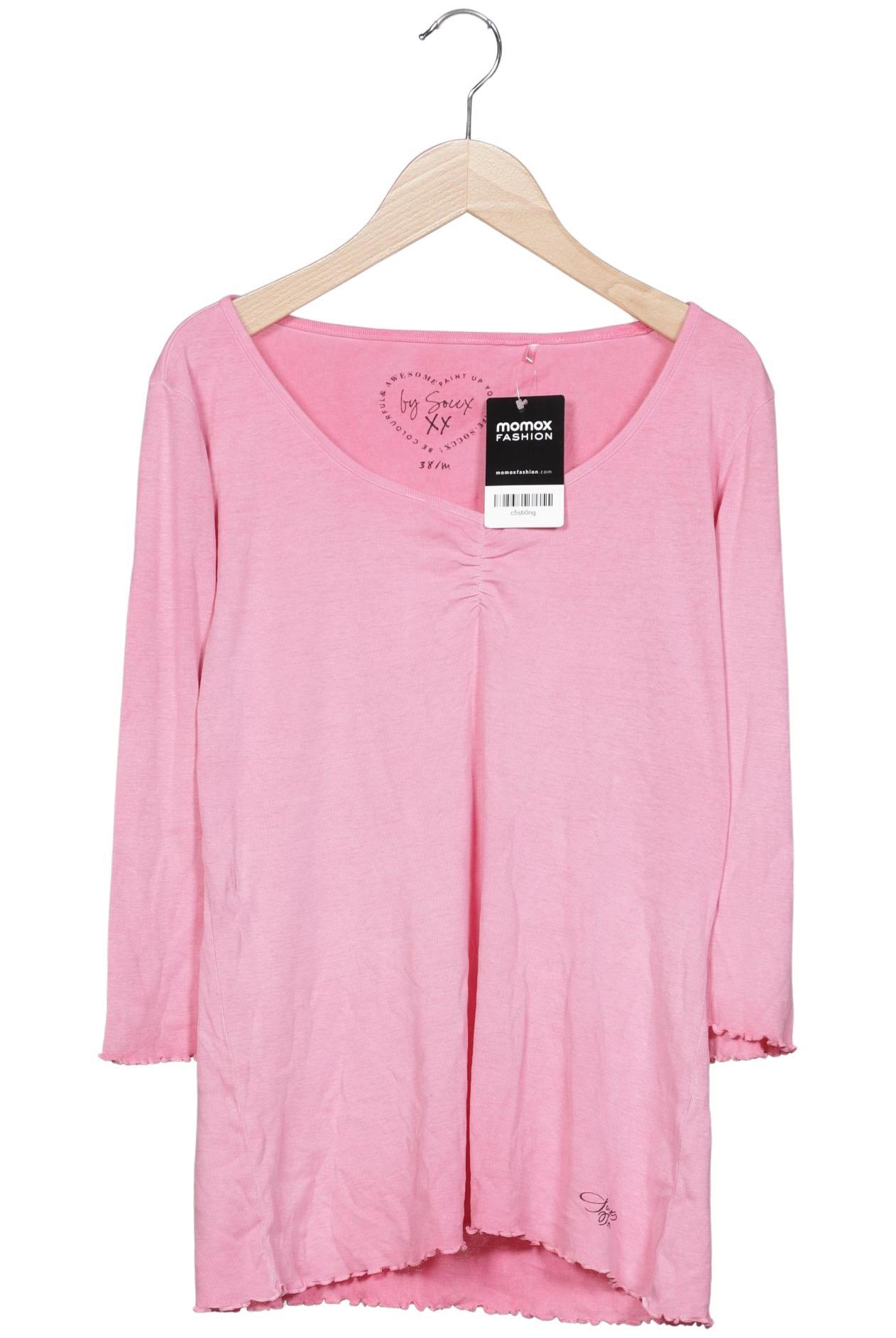 

Soccx Damen Langarmshirt, pink, Gr. 38
