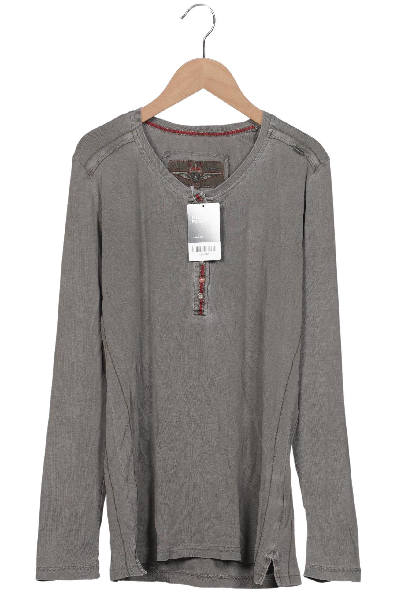 

Soccx Damen Langarmshirt, grau, Gr. 40