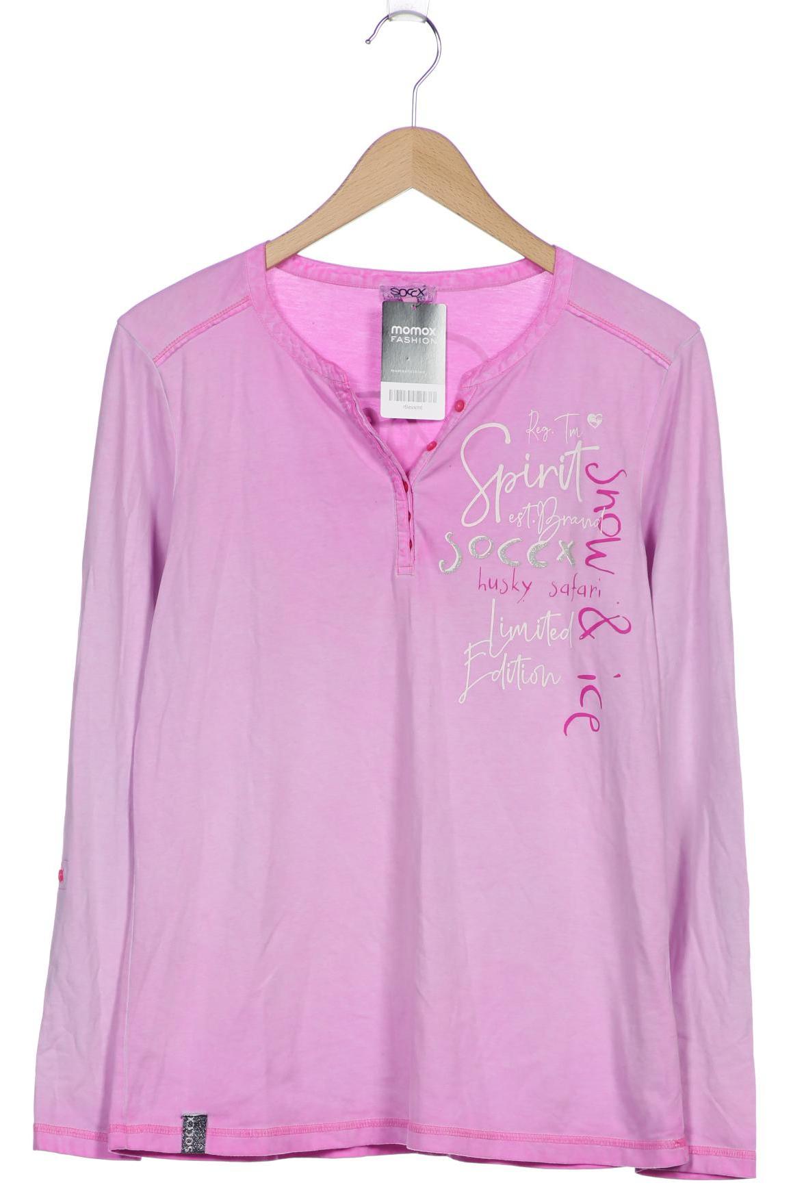 

SOCCX Damen Langarmshirt, pink