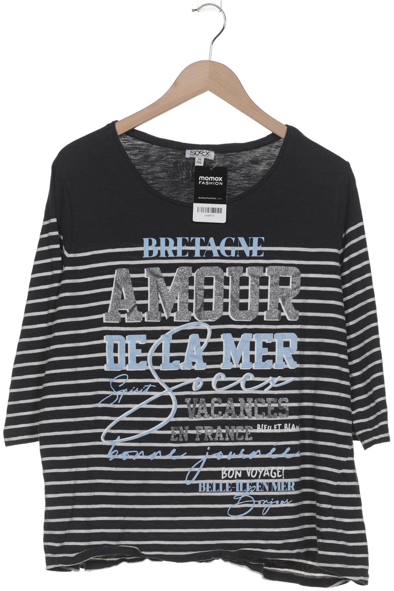 

Soccx Damen Langarmshirt, schwarz, Gr. 44
