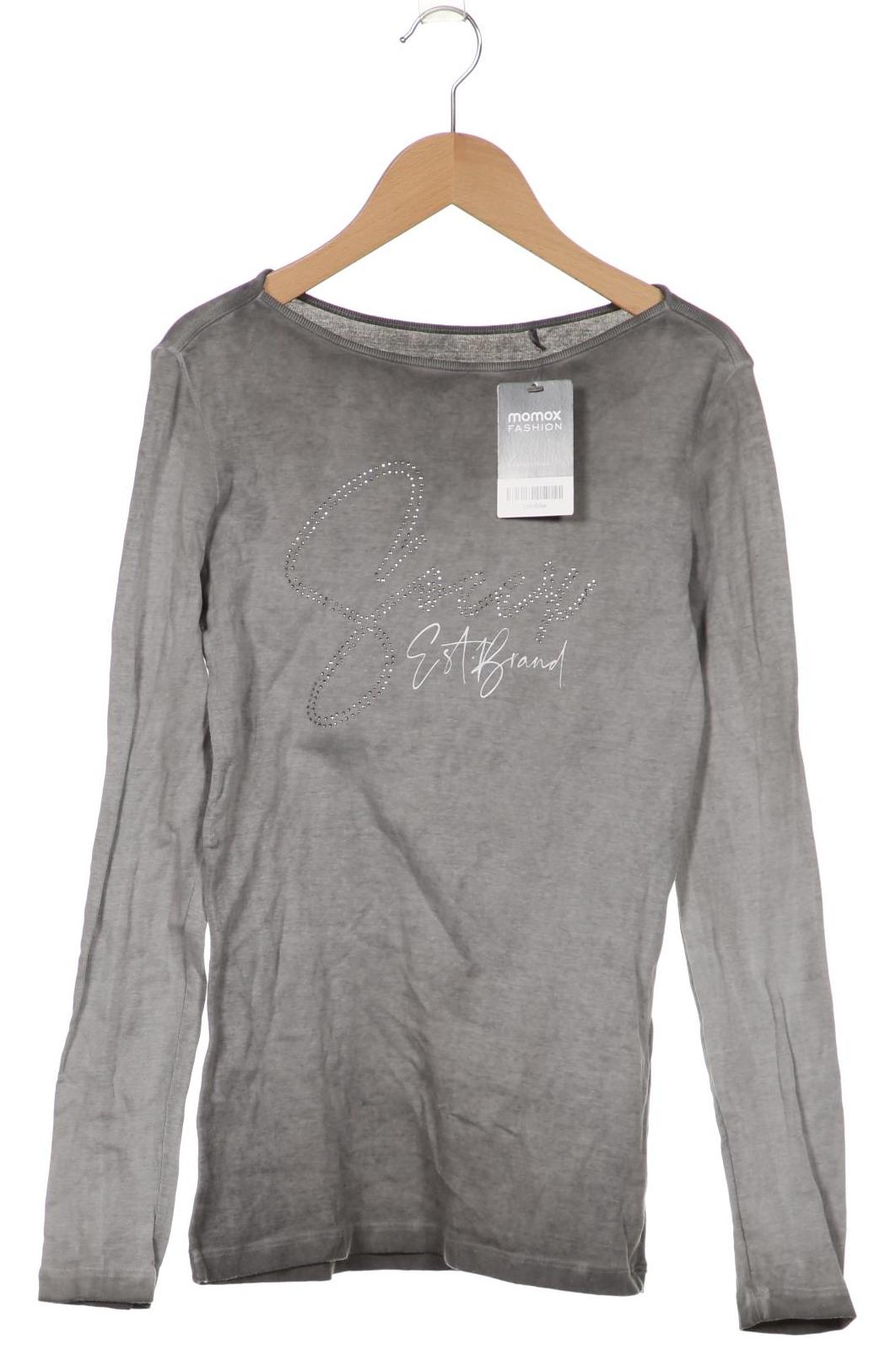 

SOCCX Damen Langarmshirt, grau