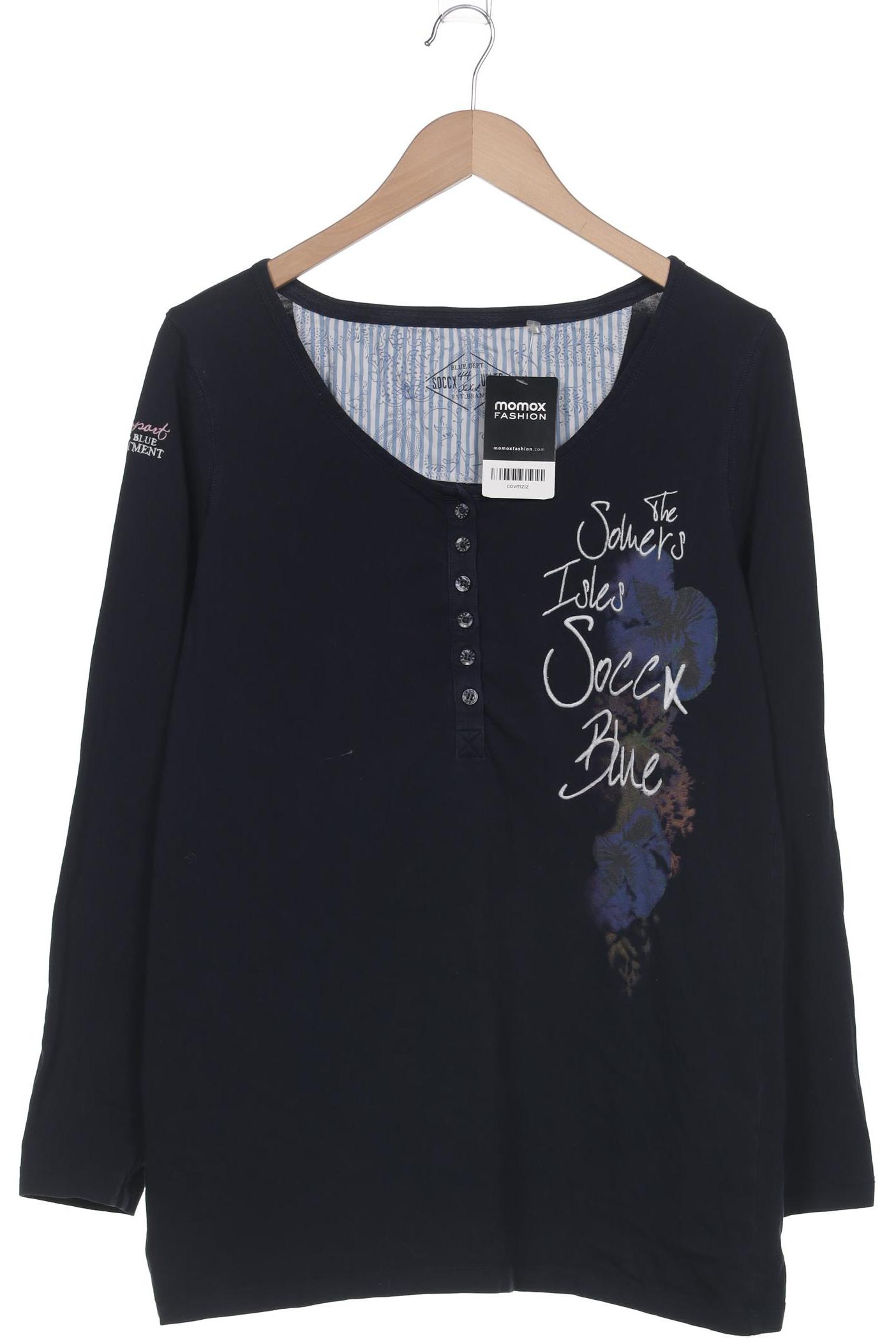 

Soccx Damen Langarmshirt, marineblau, Gr. 44