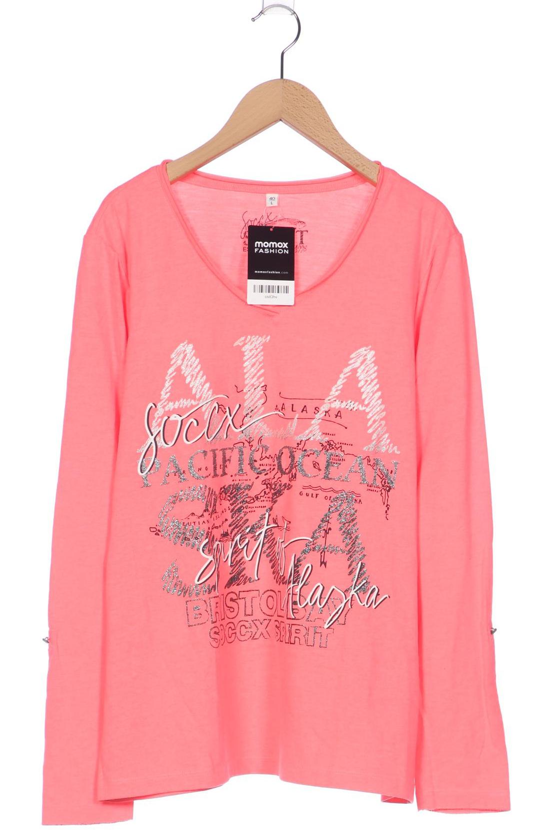 

Soccx Damen Langarmshirt, orange, Gr. 40