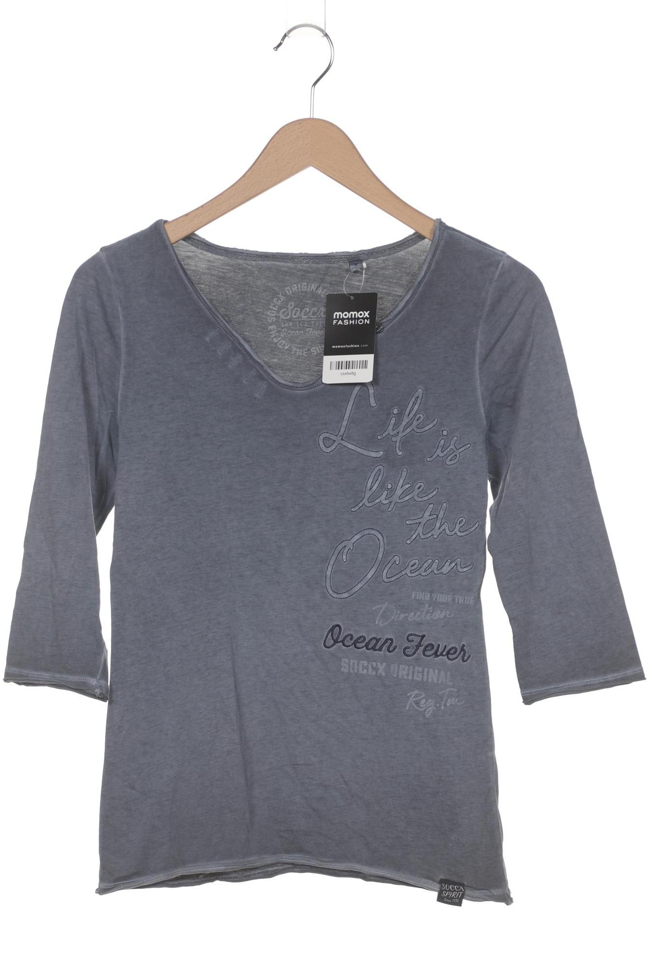 

Soccx Damen Langarmshirt, marineblau, Gr. 36