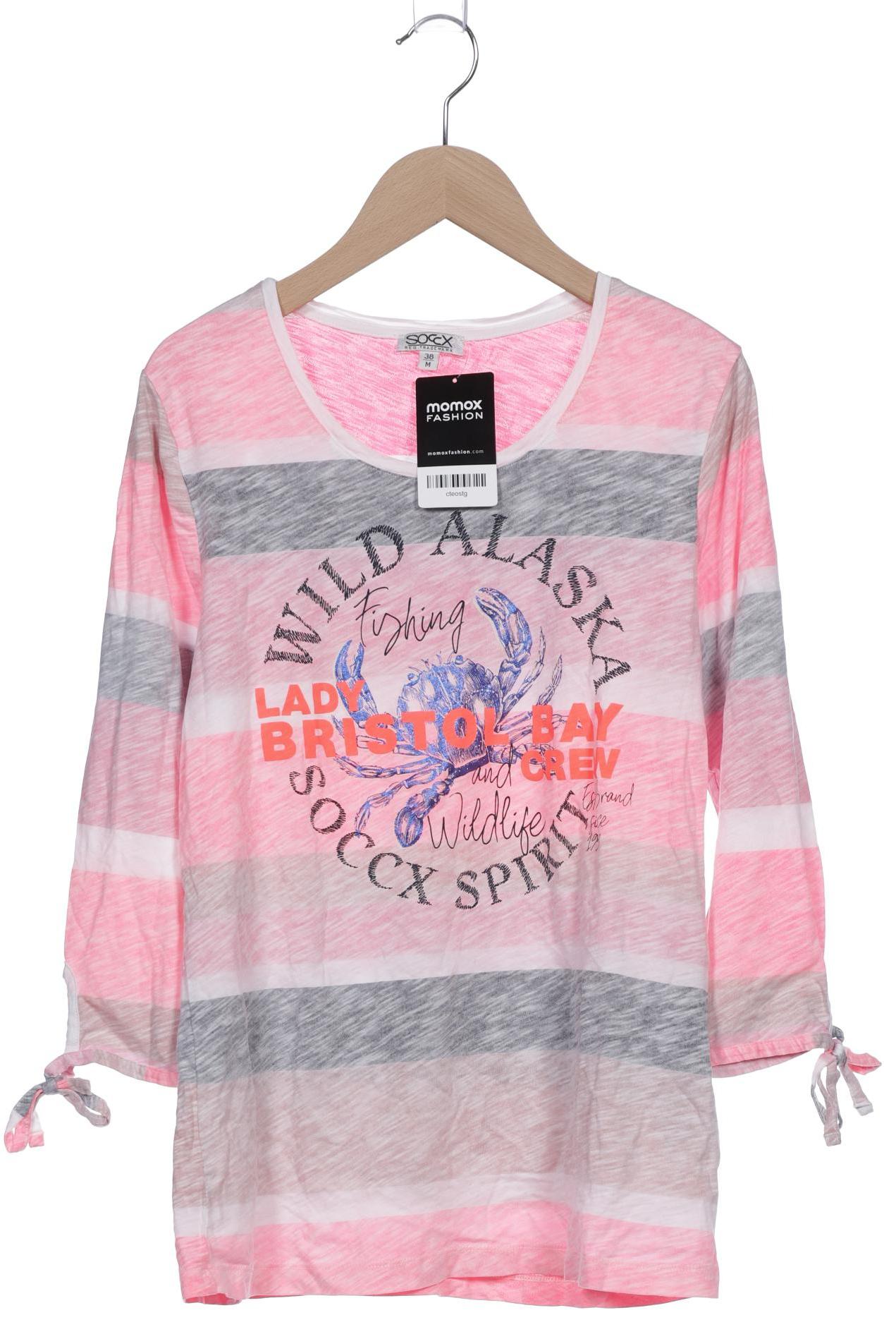

Soccx Damen Langarmshirt, pink, Gr. 38