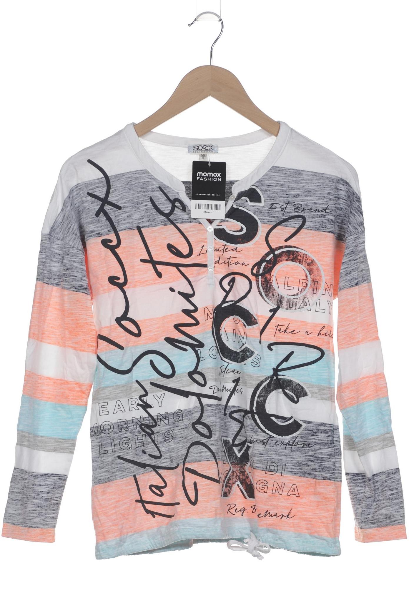 

Soccx Damen Langarmshirt, mehrfarbig, Gr. 36